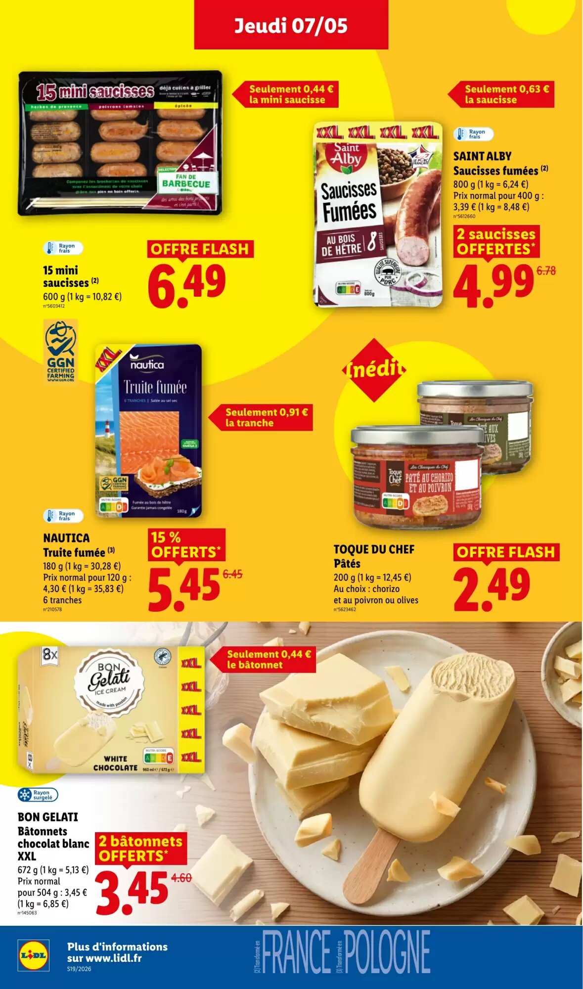 Prospectus promotionnel Lidl valable à partir du 07/05/2026 - Page 22.