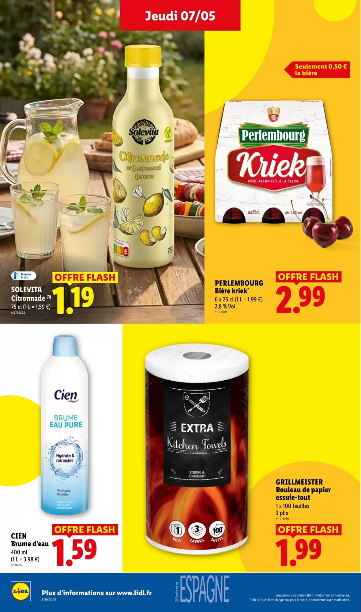 Prospectus promotionnel Lidl valable à partir du 07/05/2026 - Page 24.