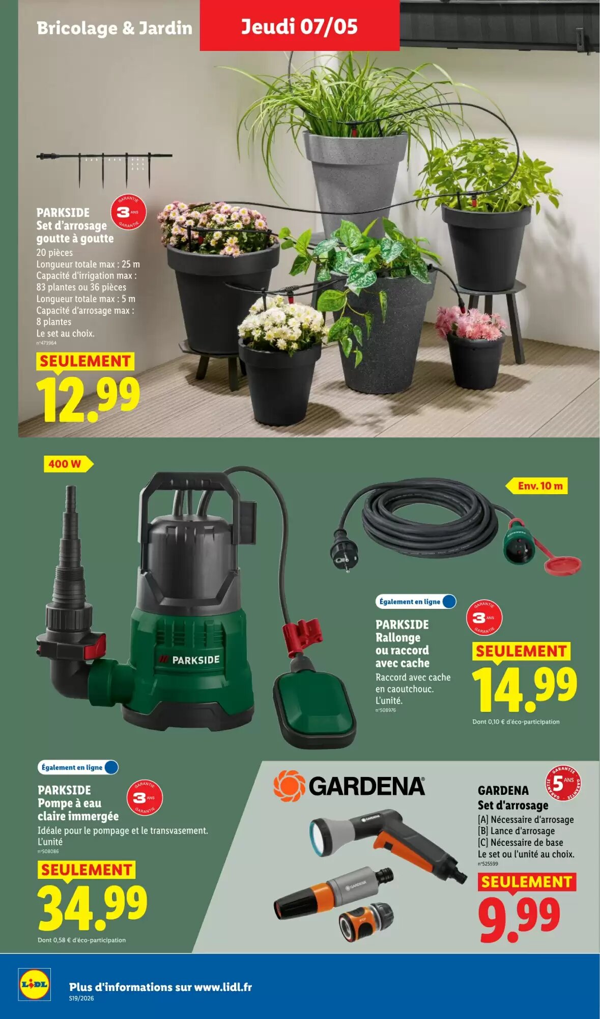 Prospectus promotionnel Lidl valable à partir du 07/05/2026 - Page 32.