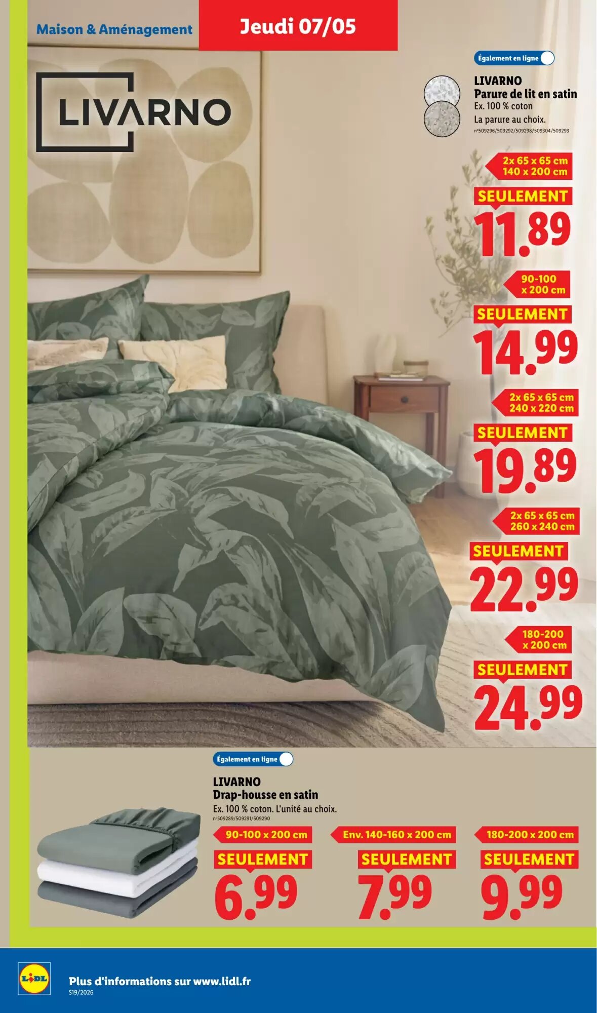 Prospectus promotionnel Lidl valable à partir du 07/05/2026 - Page 34.