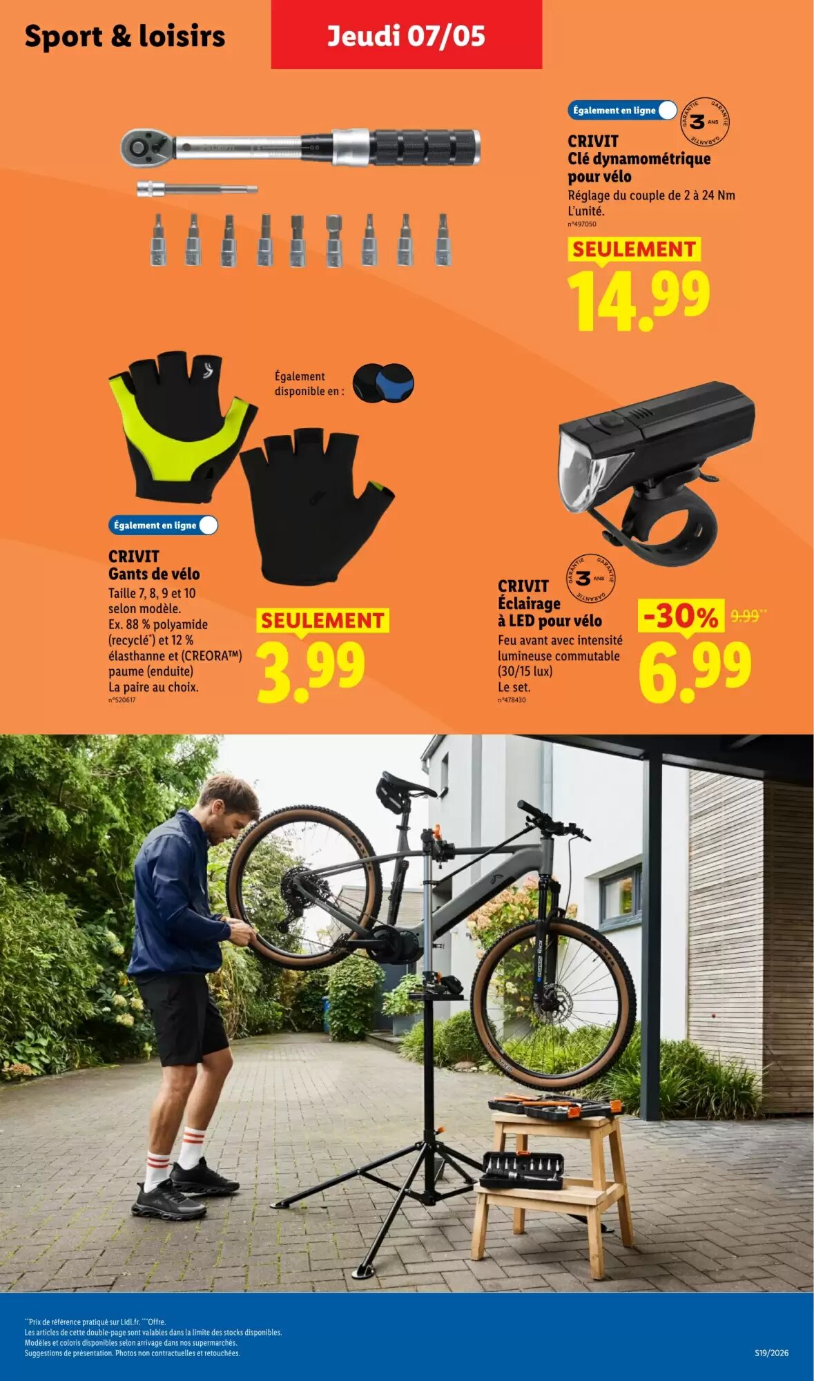 Prospectus promotionnel Lidl valable à partir du 07/05/2026 - Page 39.