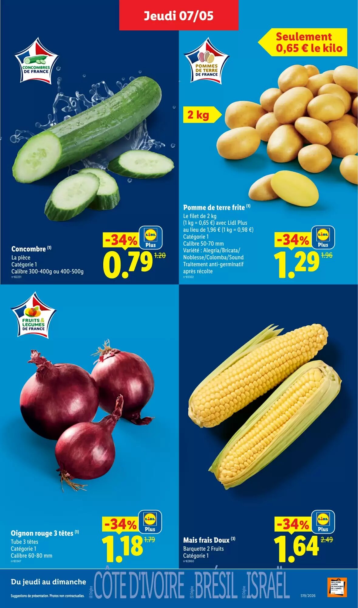 Prospectus promotionnel Lidl valable à partir du 07/05/2026 - Page 4.