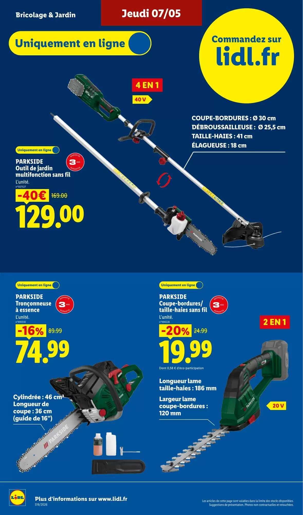 Prospectus promotionnel Lidl valable à partir du 07/05/2026 - Page 44.