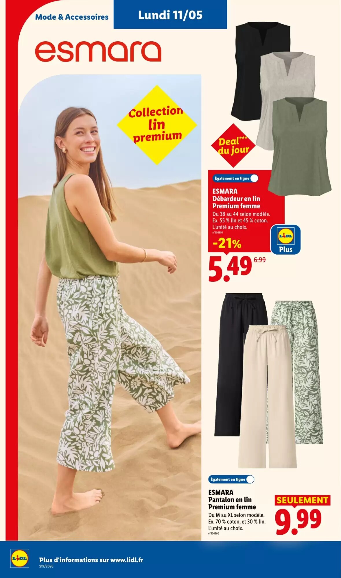 Prospectus promotionnel Lidl valable à partir du 07/05/2026 - Page 54.
