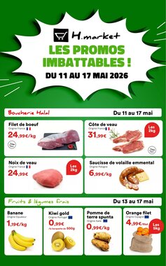 Prospectus promotionnel Hmarket valable à partir du 11/05/2026