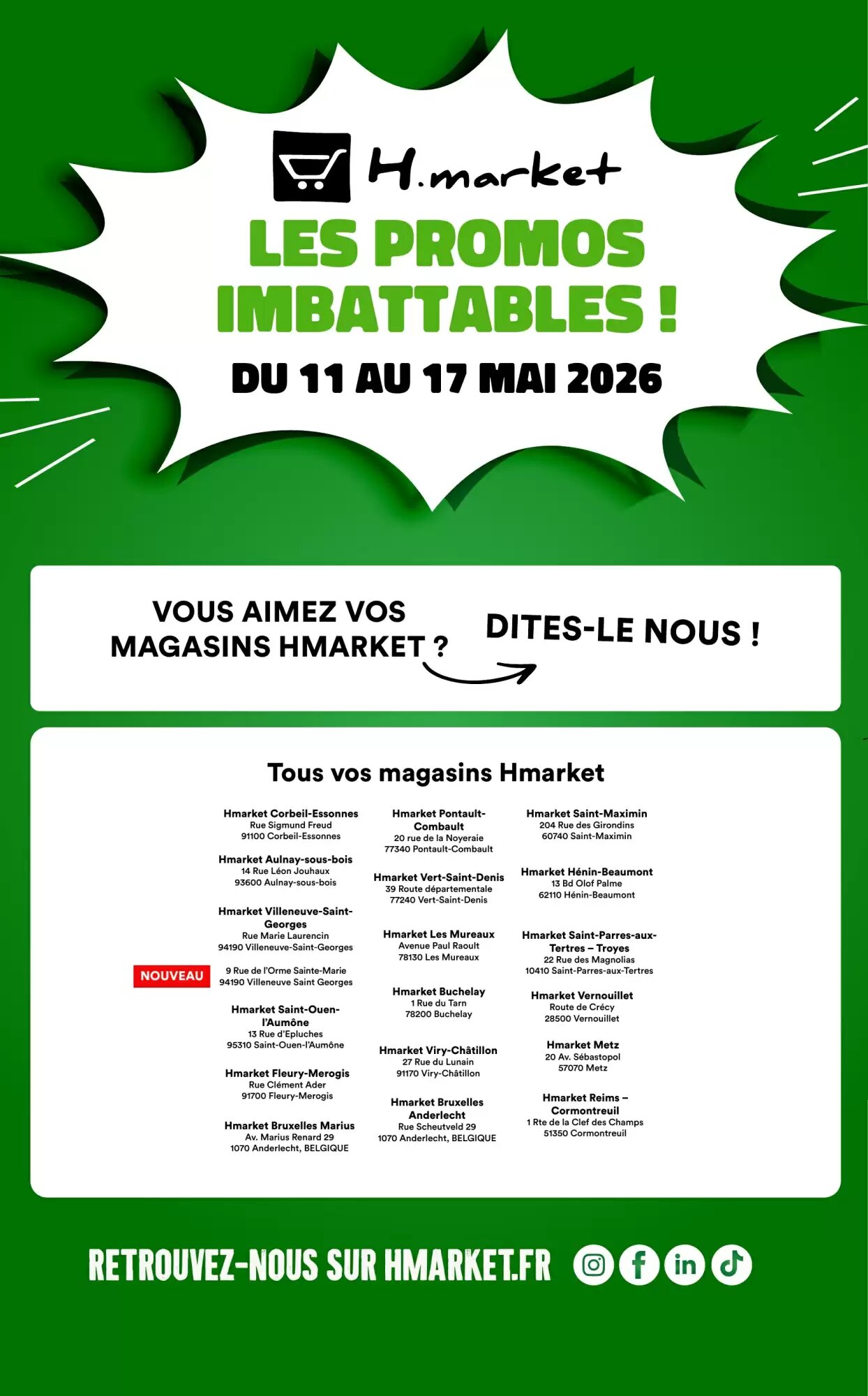 Prospectus promotionnel Hmarket valable à partir du 11/05/2026 - Page 5.