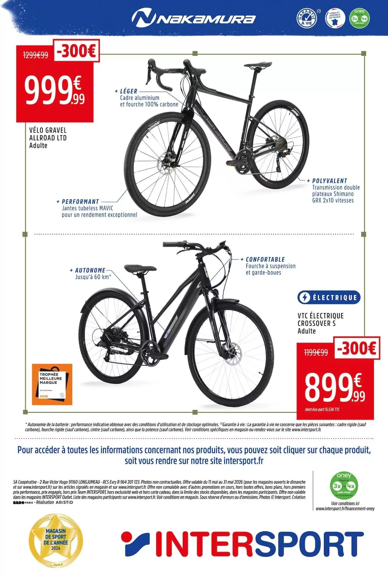 Prospectus promotionnel Intersport valable à partir du 11/05/2026 - Page 22.