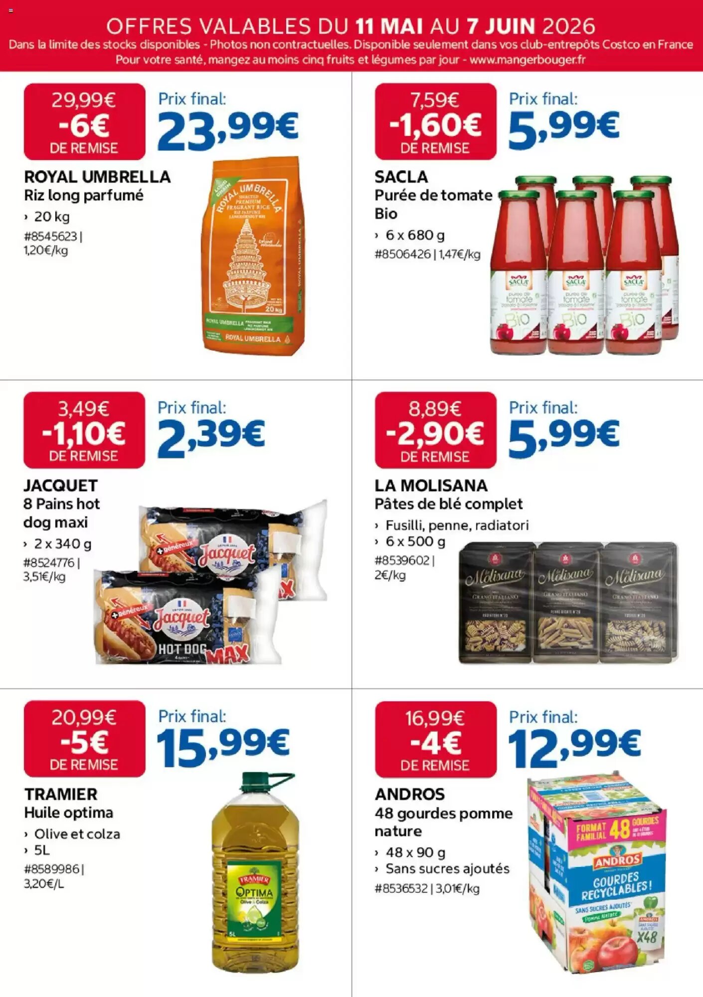 Prospectus promotionnel Costco valable à partir du 11/05/2026 - Page 10.