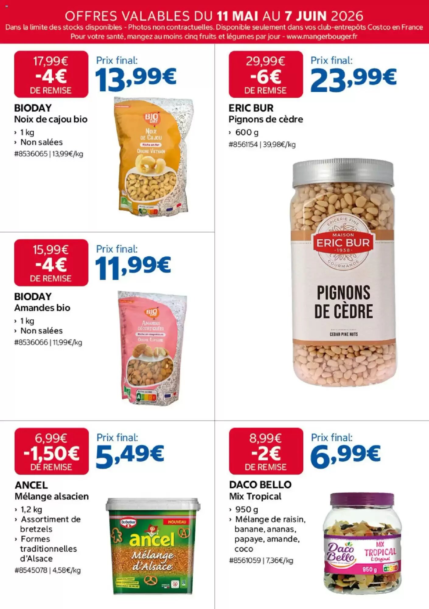 Prospectus promotionnel Costco valable à partir du 11/05/2026 - Page 11.