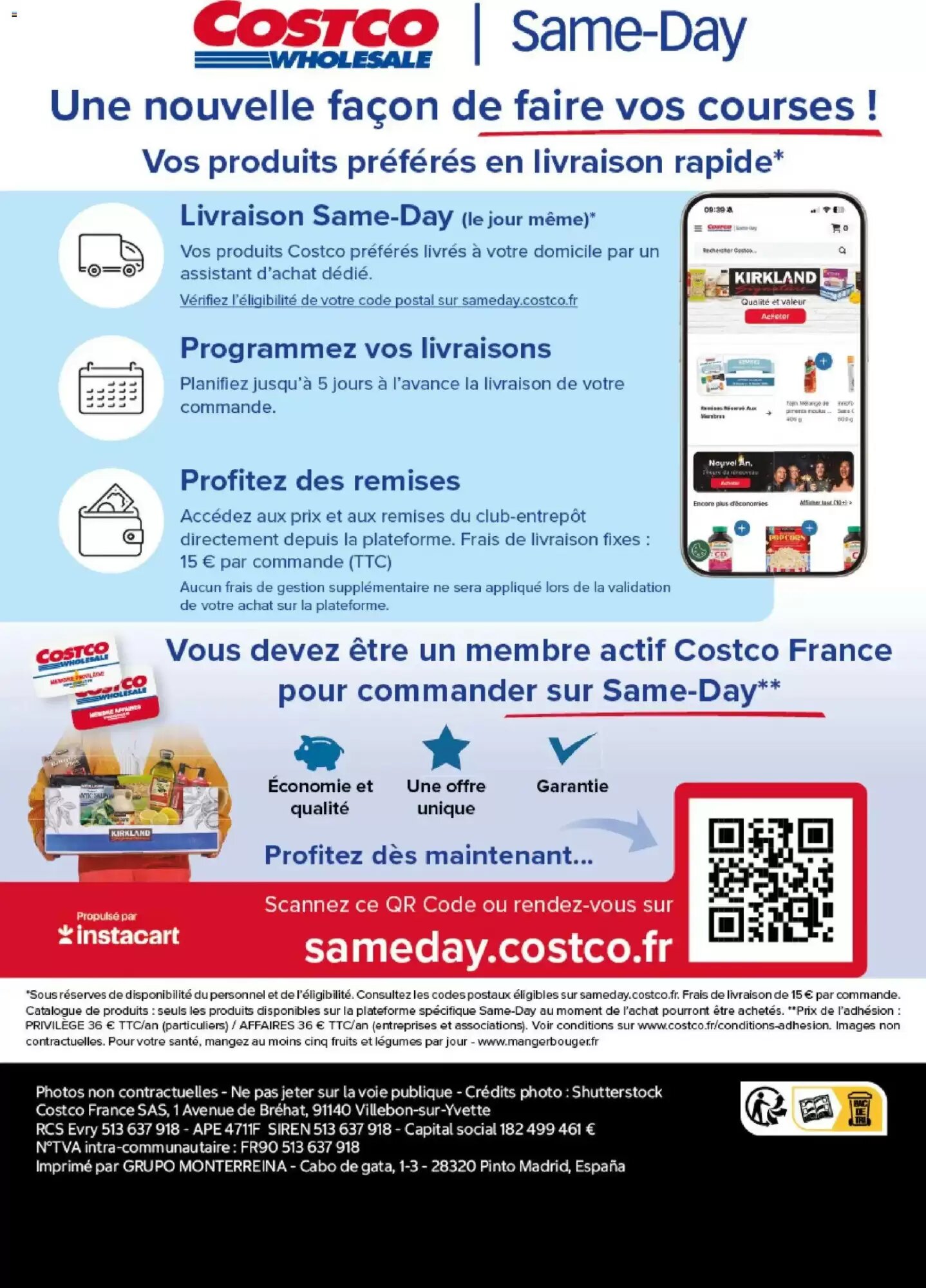 Prospectus promotionnel Costco valable à partir du 11/05/2026 - Page 20.