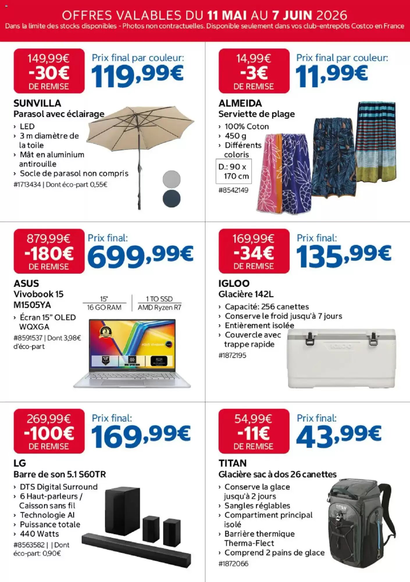 Prospectus promotionnel Costco valable à partir du 11/05/2026 - Page 3.