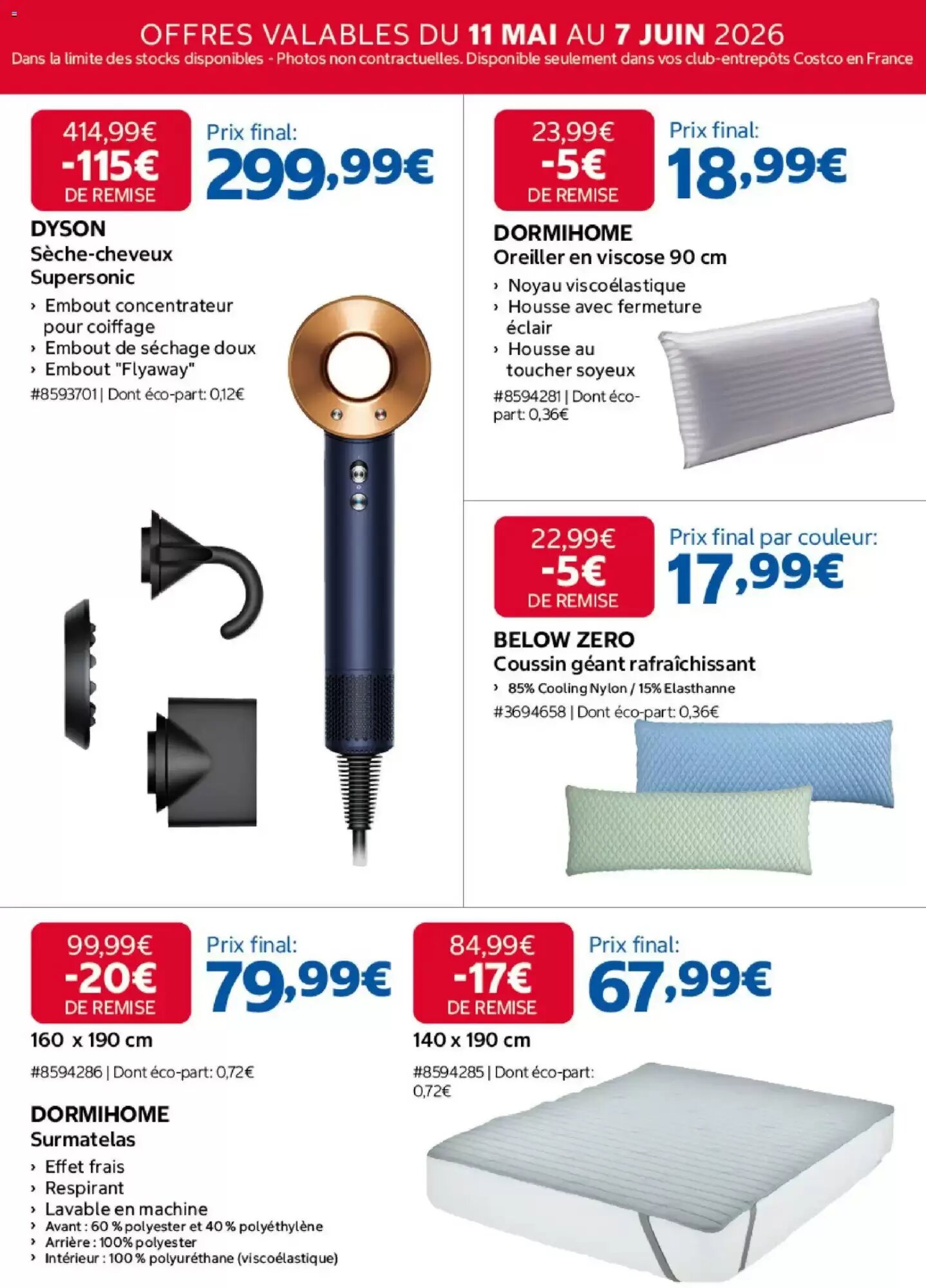 Prospectus promotionnel Costco valable à partir du 11/05/2026 - Page 4.