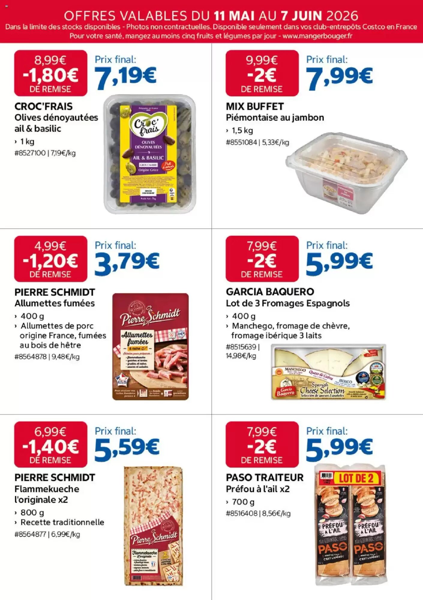 Prospectus promotionnel Costco valable à partir du 11/05/2026 - Page 9.