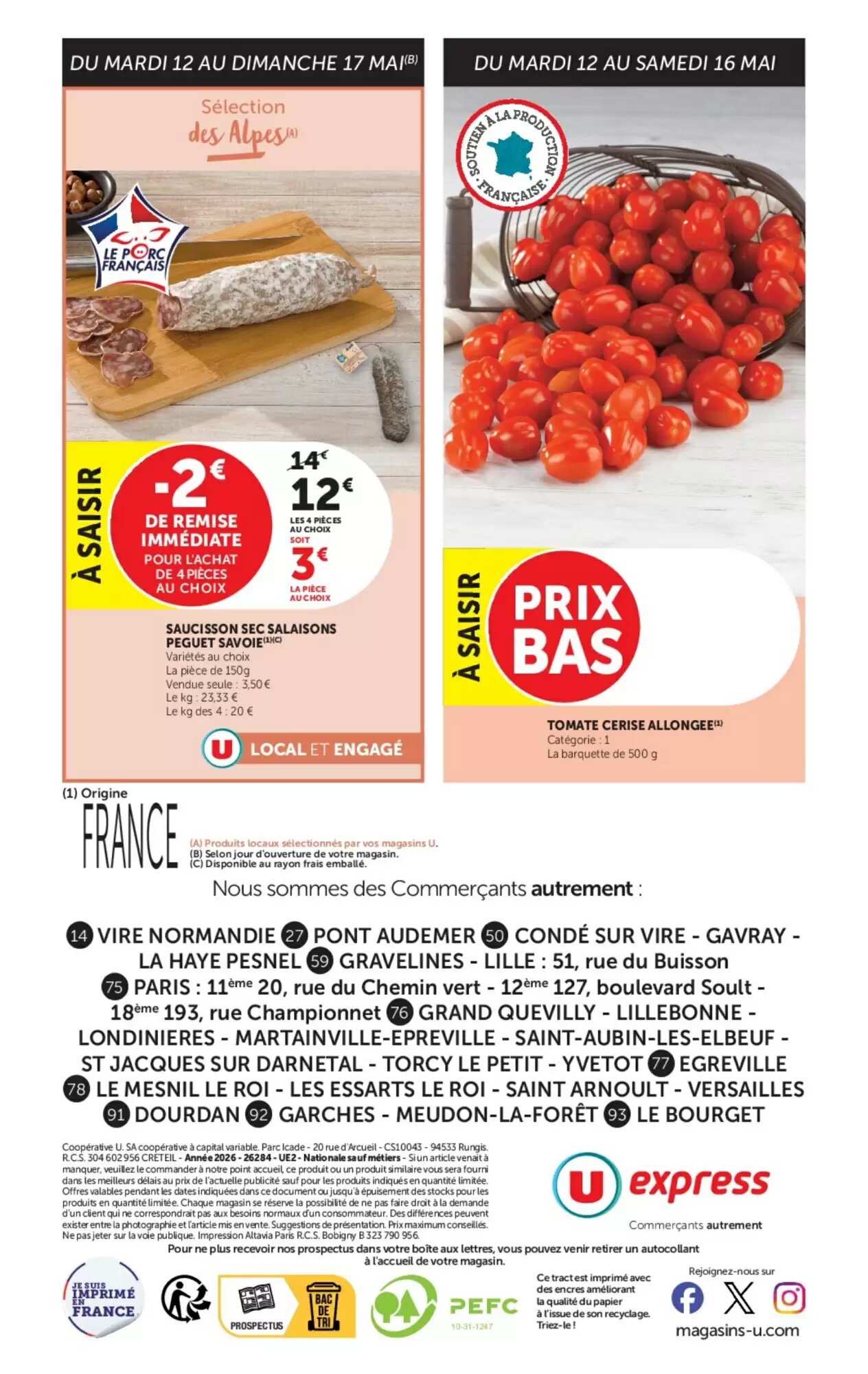 Prospectus promotionnel U Express valable à partir du 12/05/2026 - Page 18.