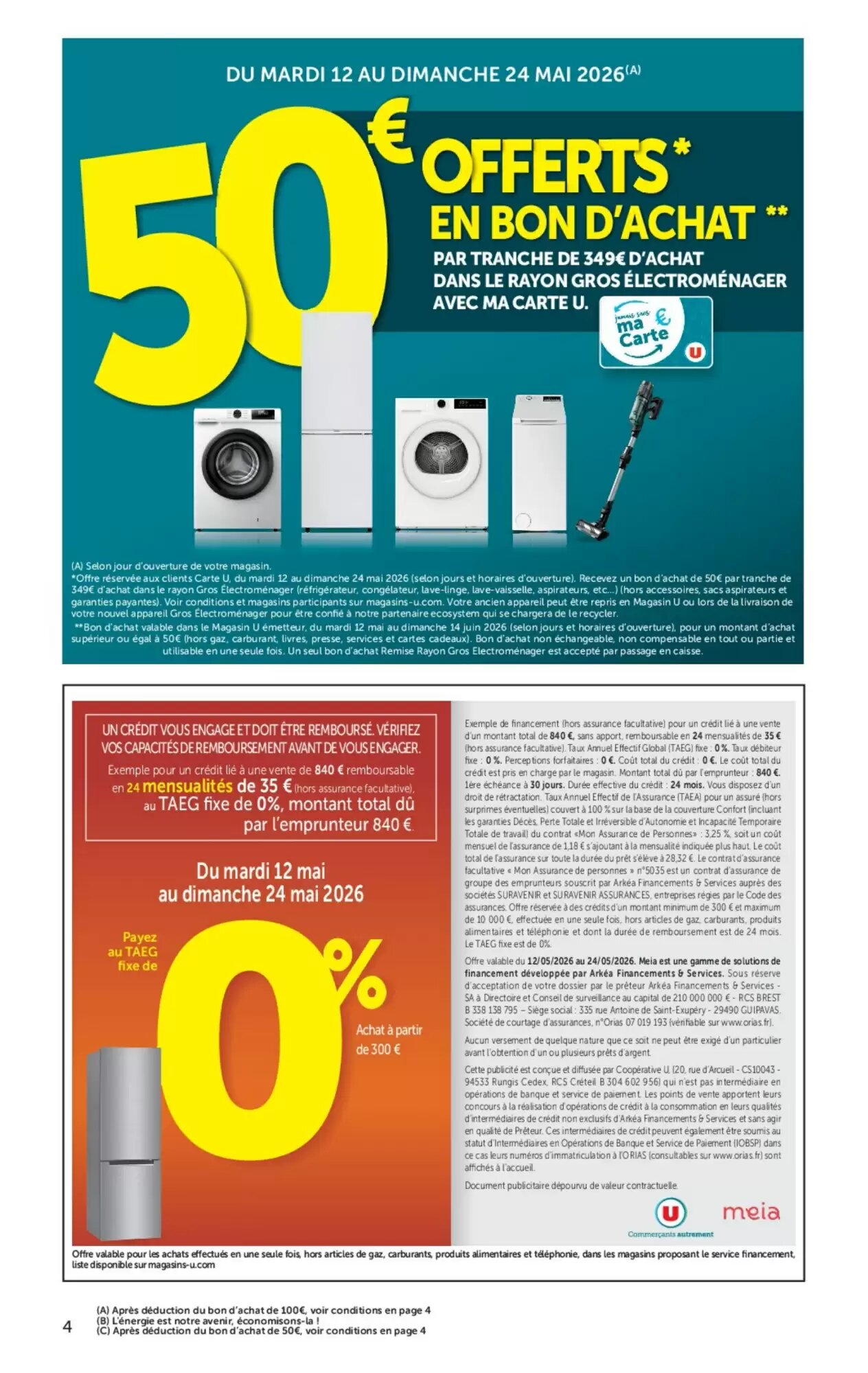 Prospectus promotionnel Hyper U valable à partir du 12/05/2026 - Page 4.