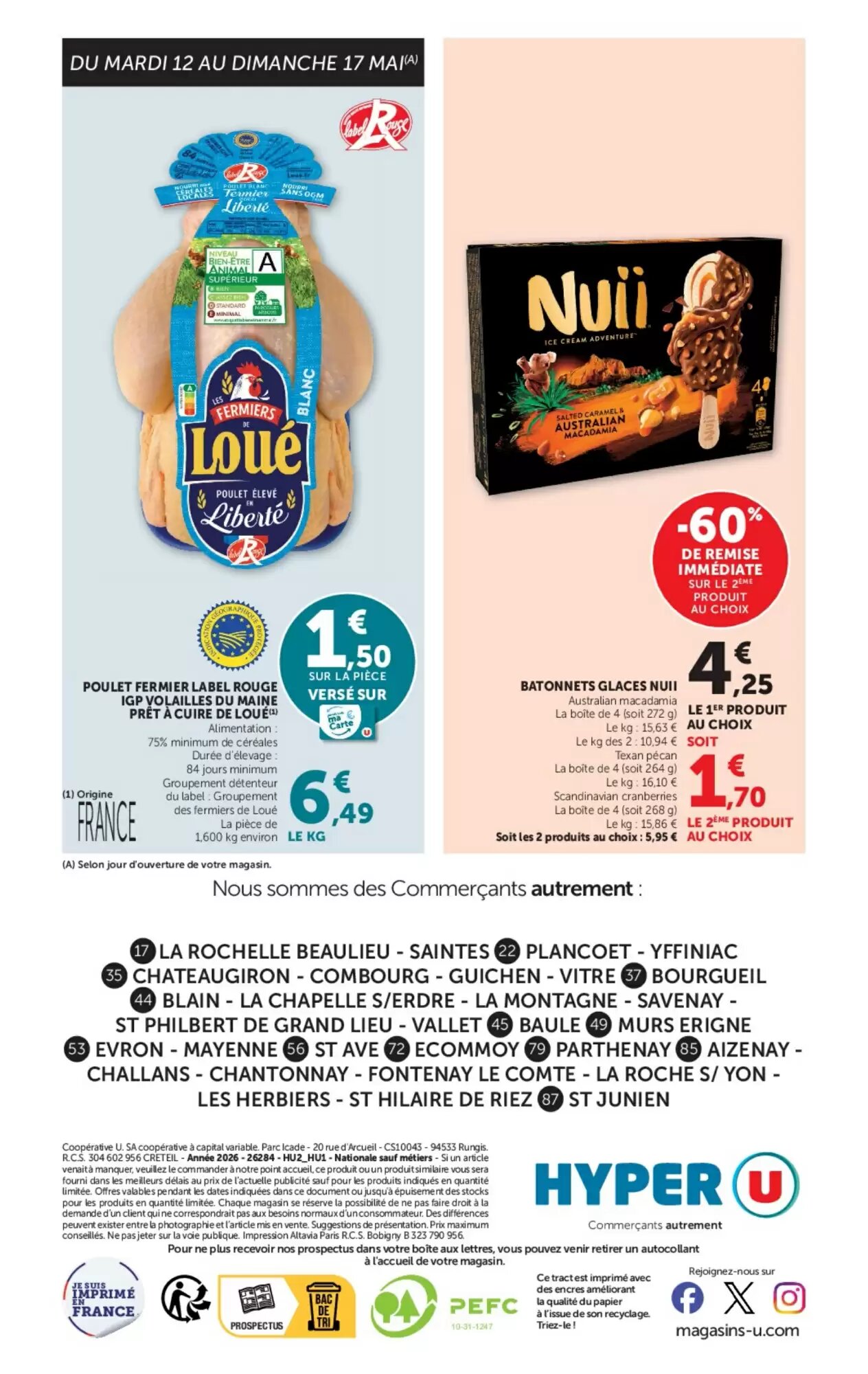 Prospectus promotionnel Hyper U valable à partir du 12/05/2026 - Page 48.