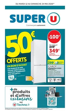 Prospectus promotionnel Super U valable à partir du 12/05/2026