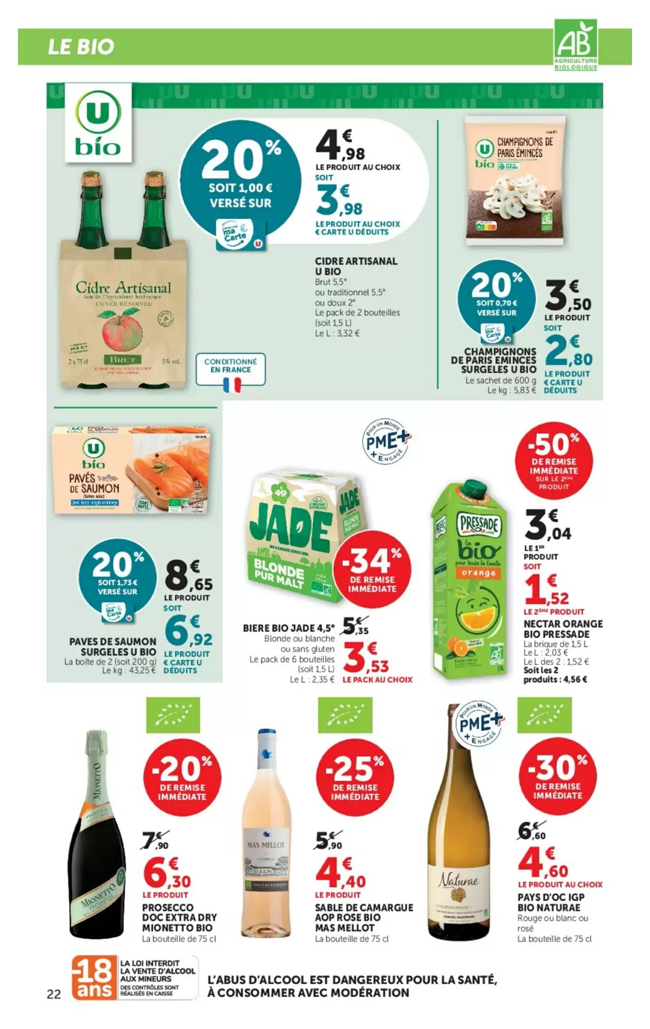 Prospectus promotionnel Super U valable à partir du 12/05/2026 - Page 22.