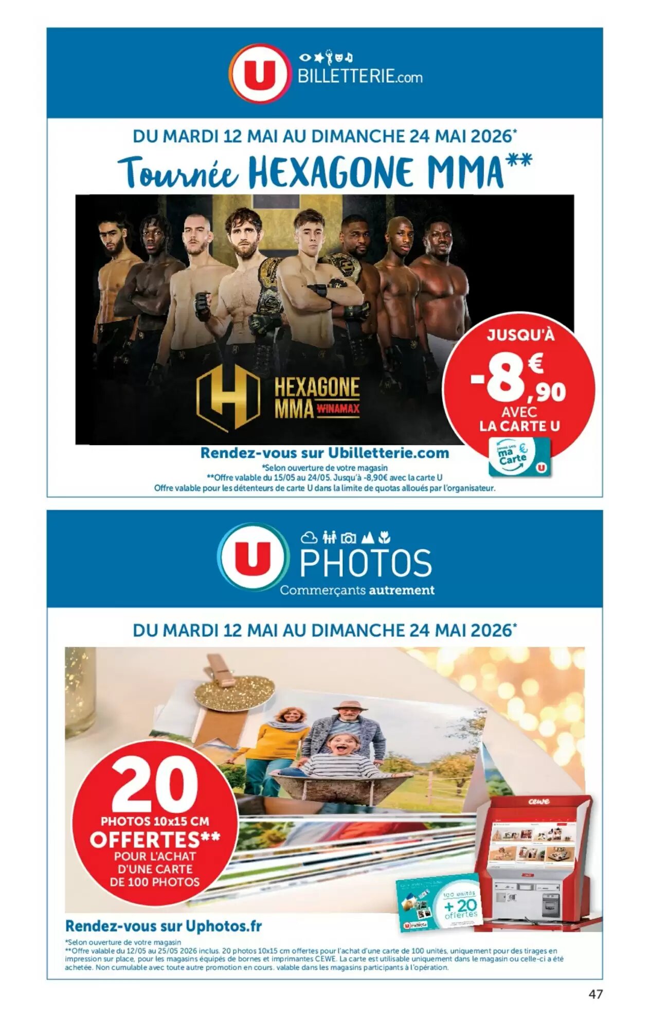 Prospectus promotionnel Super U valable à partir du 12/05/2026 - Page 47.