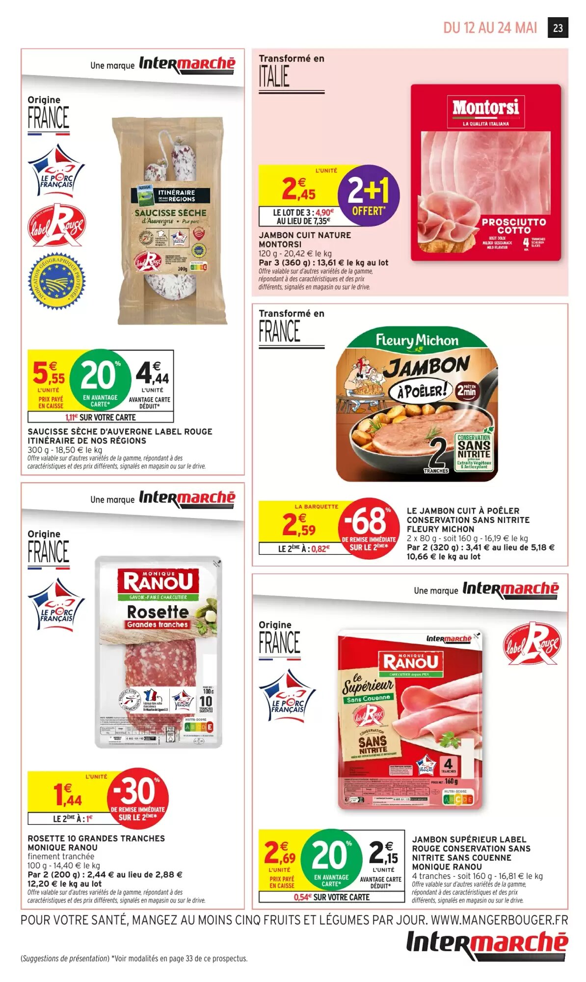 Prospectus promotionnel Intermarché Hyper valable à partir du 12/05/2026 - Page 23.