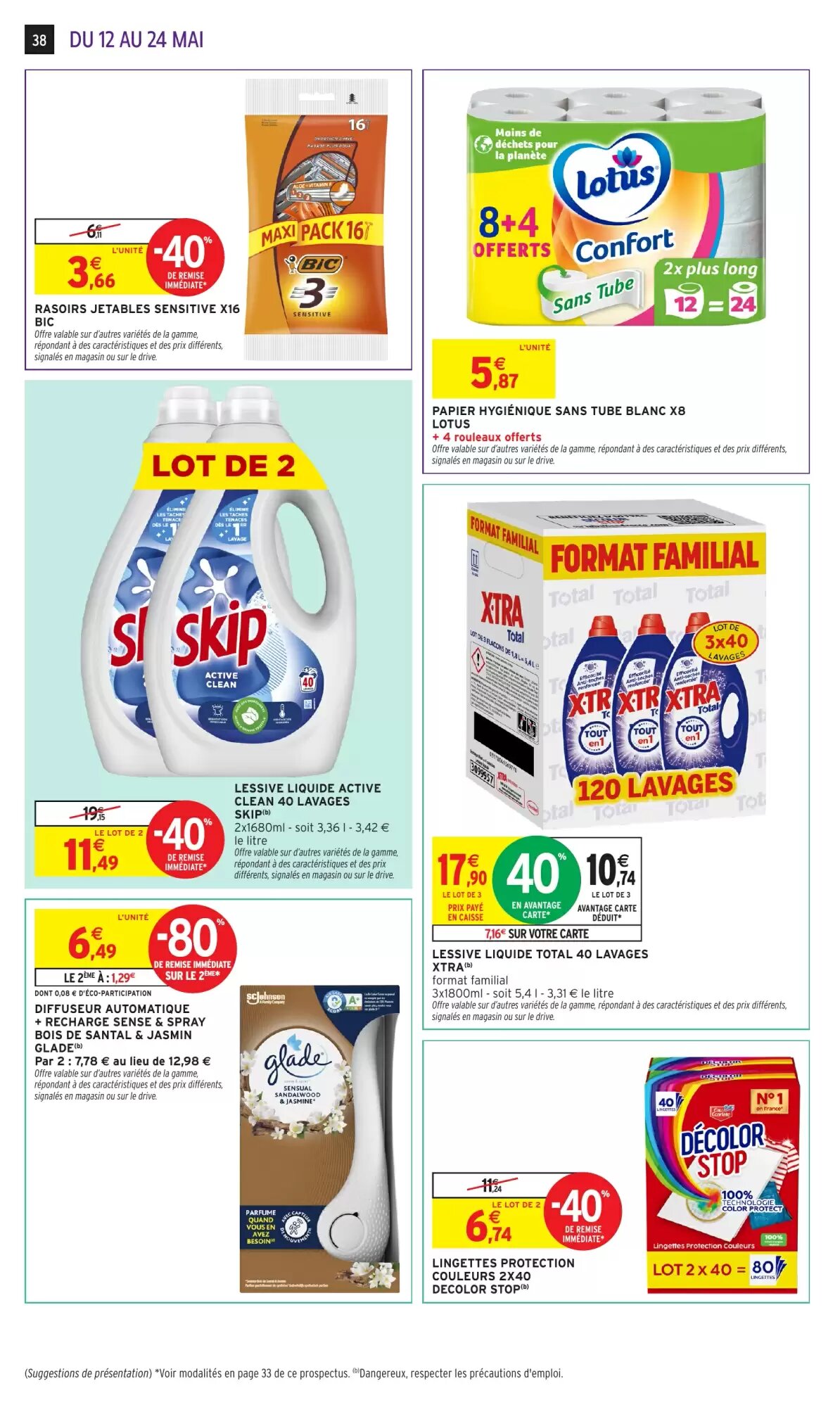 Prospectus promotionnel Intermarché Hyper valable à partir du 12/05/2026 - Page 38.