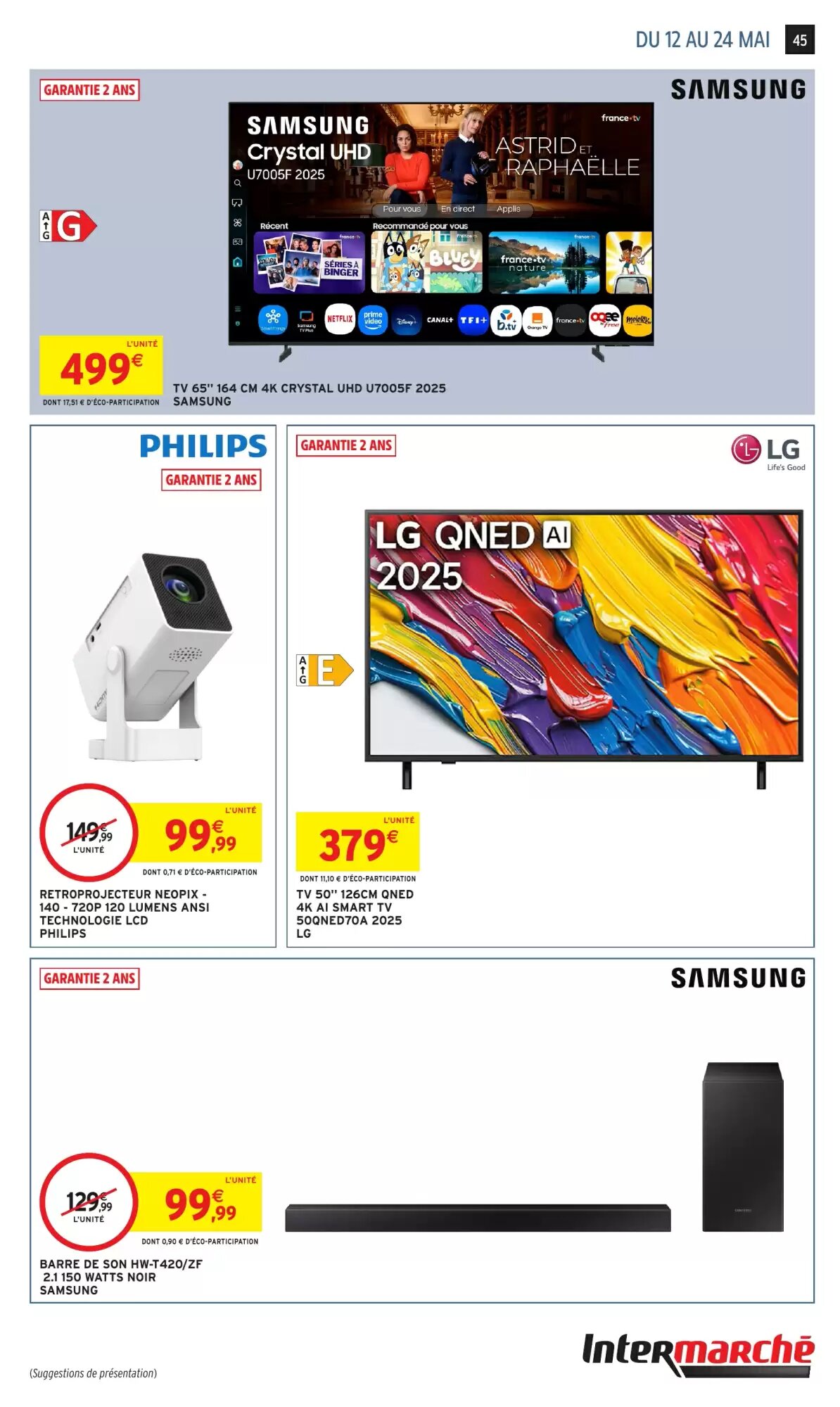 Prospectus promotionnel Intermarché Hyper valable à partir du 12/05/2026 - Page 45.