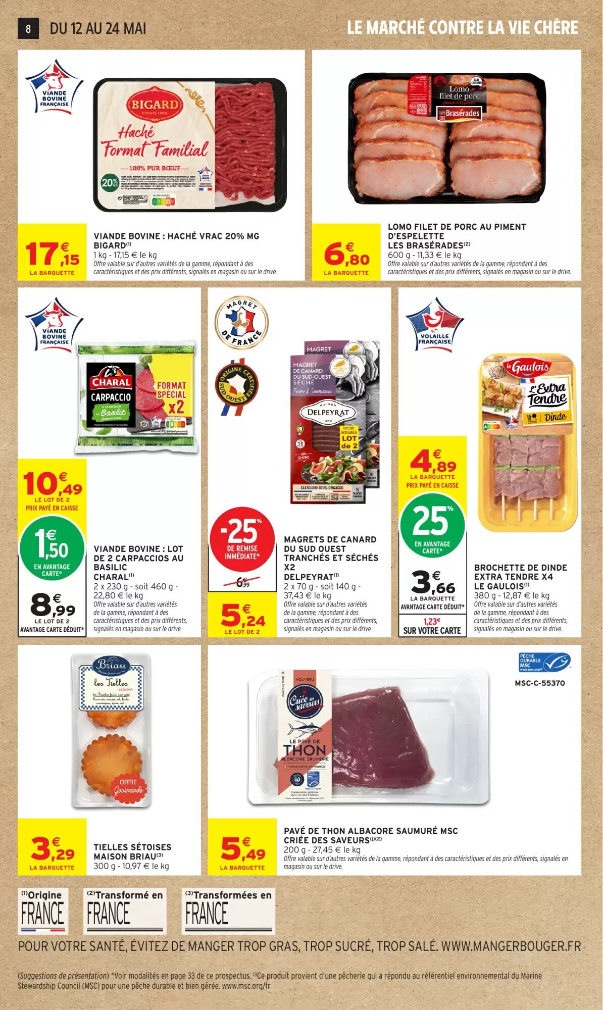 Prospectus promotionnel Intermarché Hyper valable à partir du 12/05/2026 - Page 8.