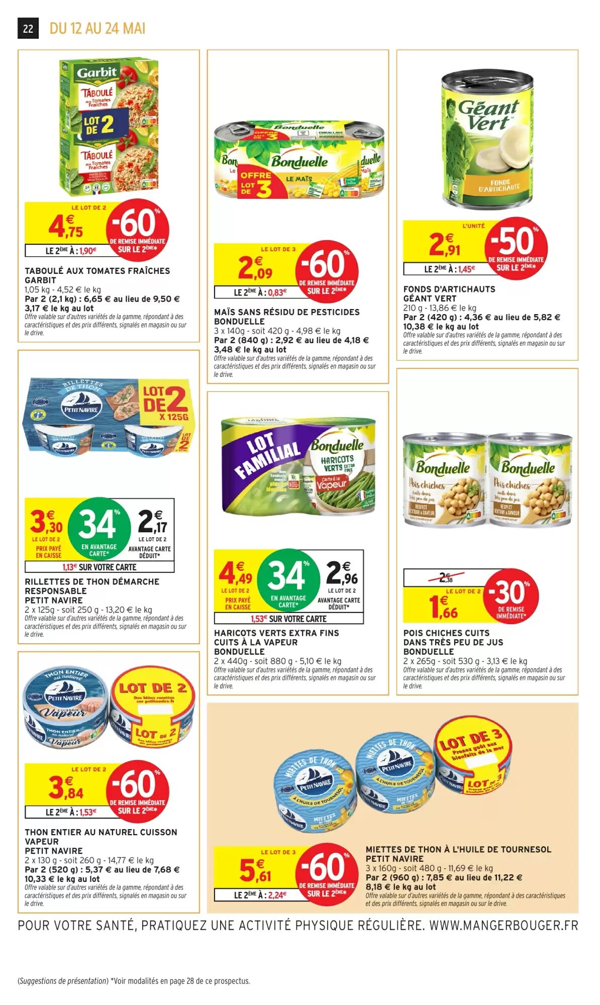 Prospectus promotionnel Intermarché valable à partir du 12/05/2026 - Page 22.