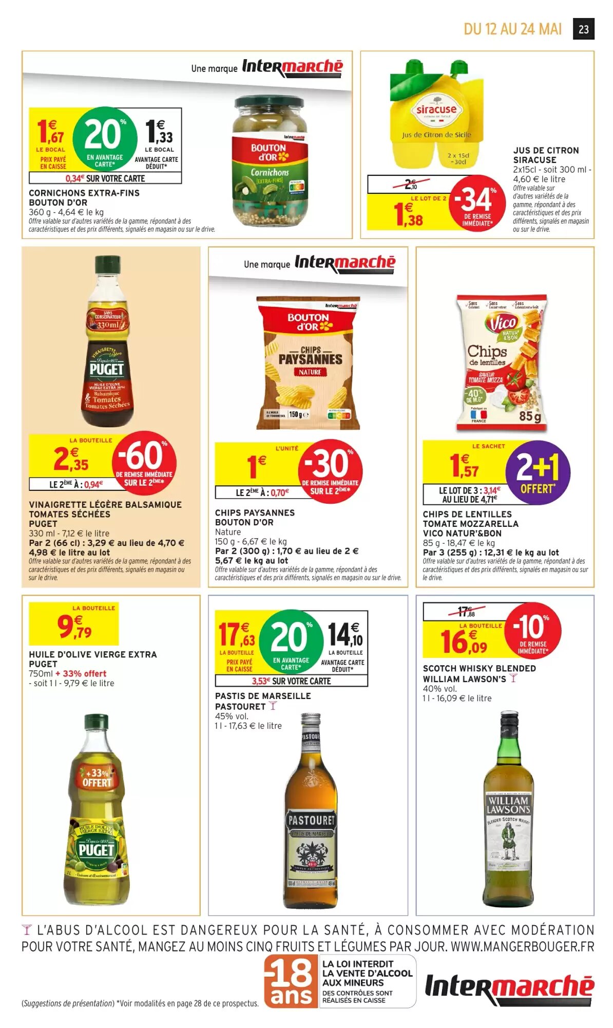 Prospectus promotionnel Intermarché valable à partir du 12/05/2026 - Page 23.