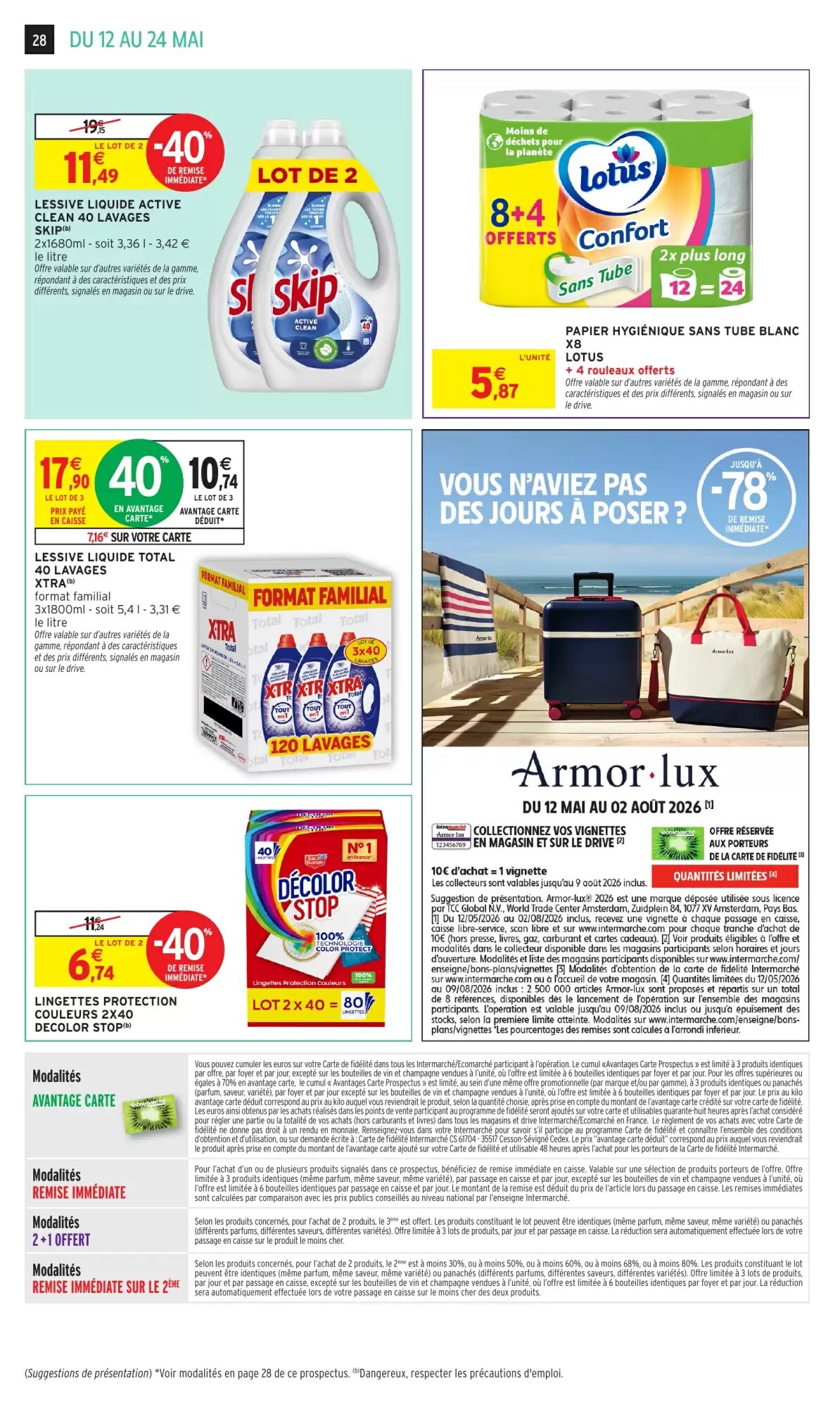 Prospectus promotionnel Intermarché valable à partir du 12/05/2026 - Page 28.