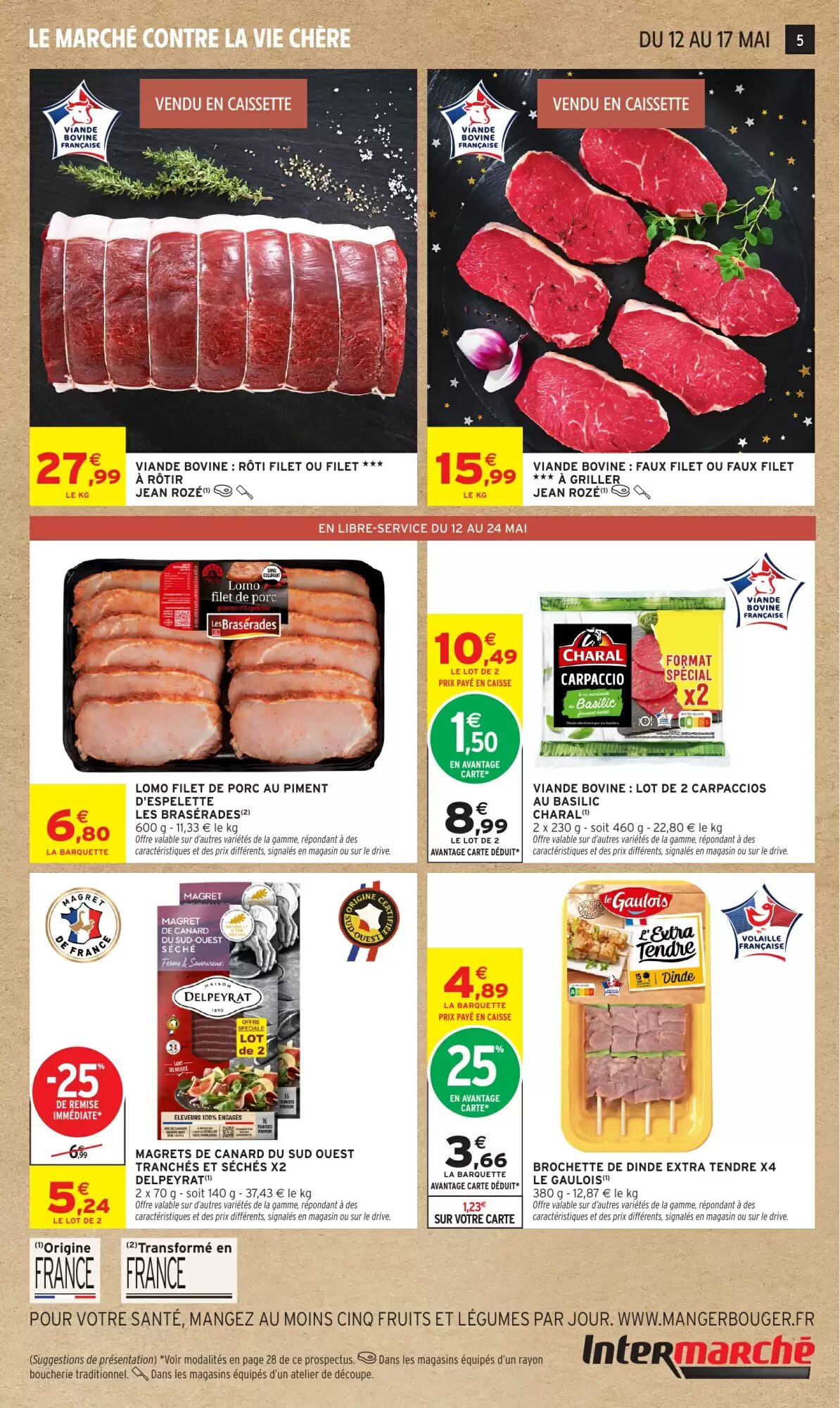 Prospectus promotionnel Intermarché valable à partir du 12/05/2026 - Page 5.