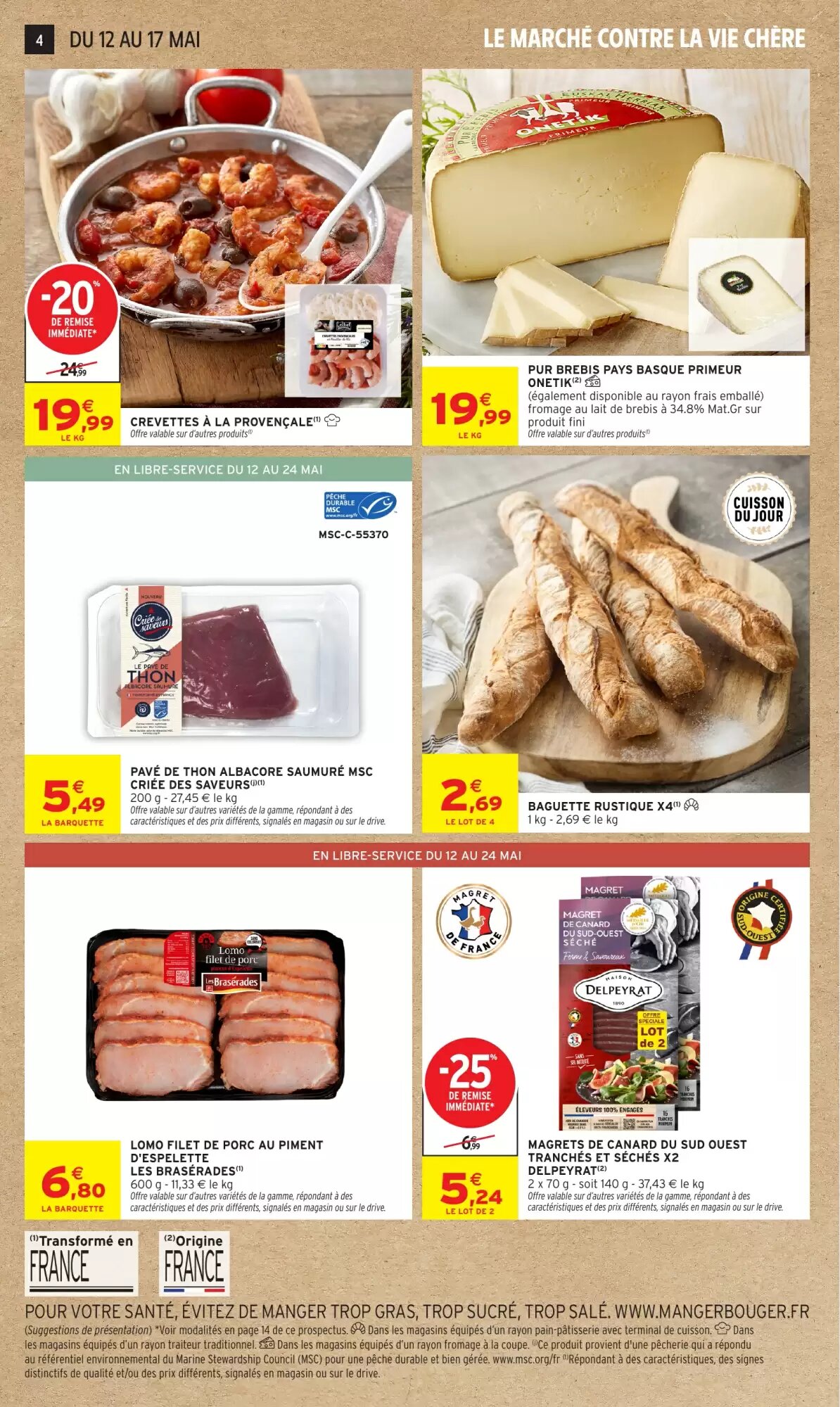Prospectus promotionnel Intermarché valable à partir du 12/05/2026 - Page 4.