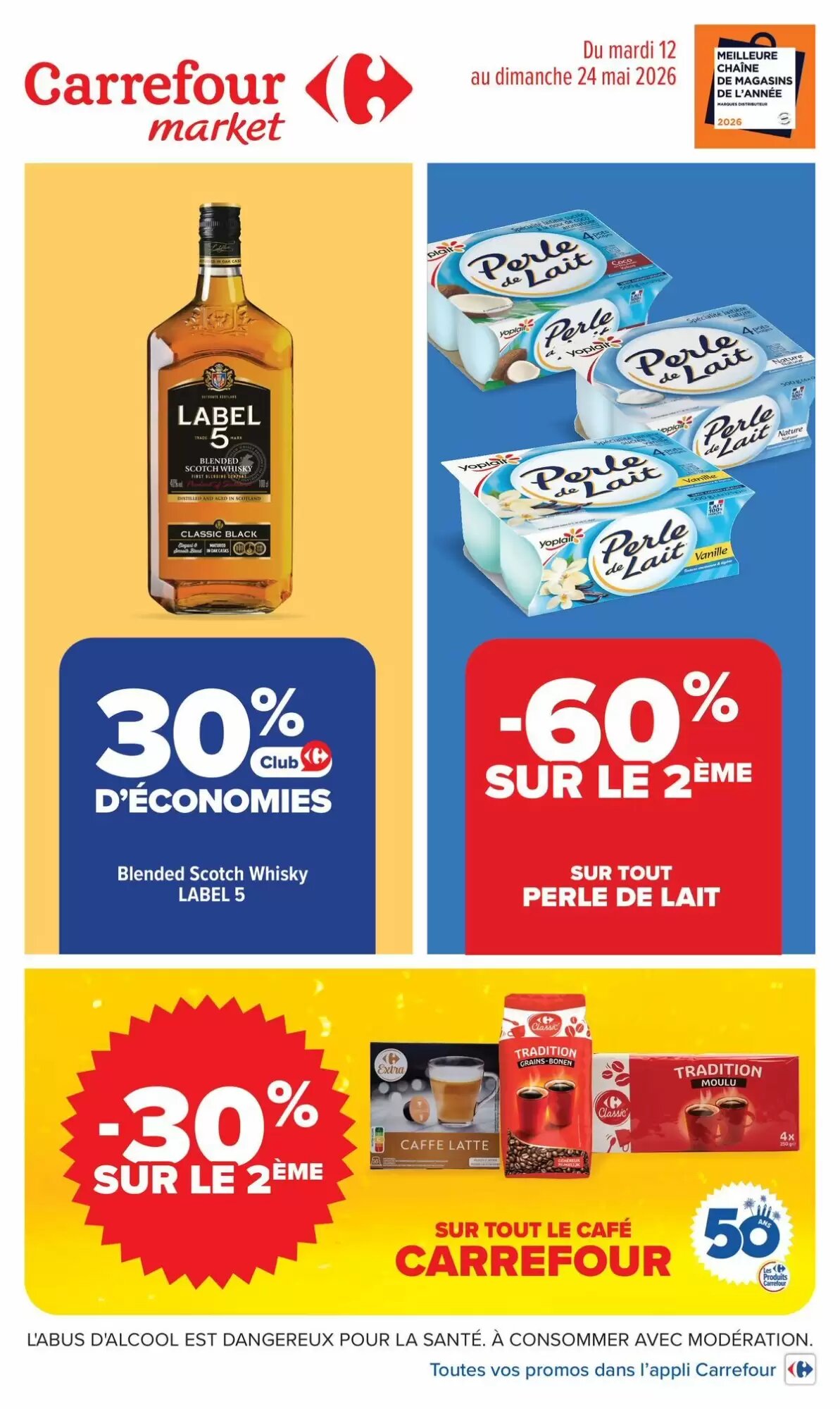 Prospectus promotionnel Carrefour Market valable à partir du 12/05/2026 - Page 1.
