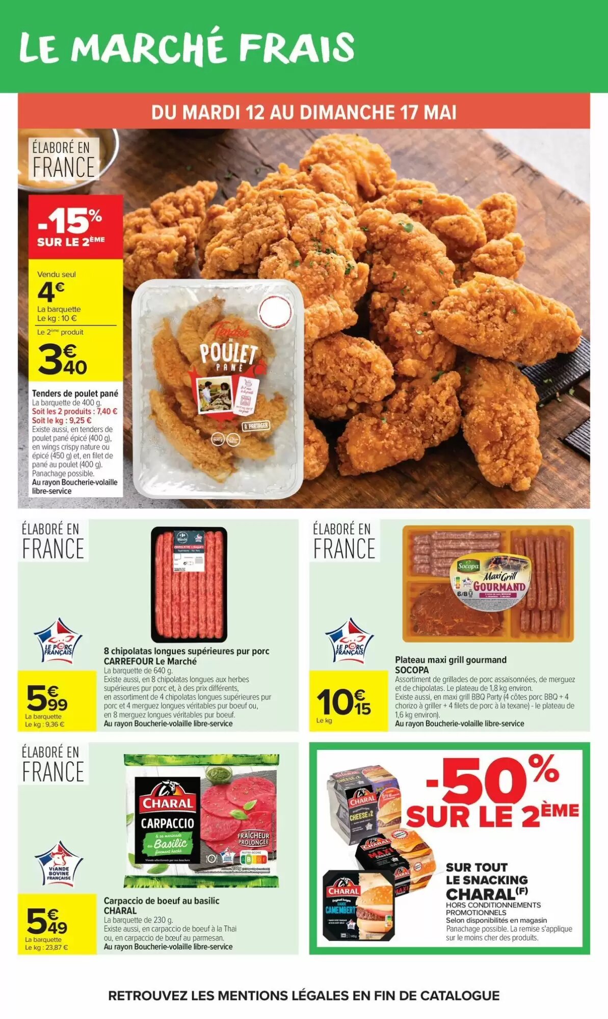 Prospectus promotionnel Carrefour Market valable à partir du 12/05/2026 - Page 21.