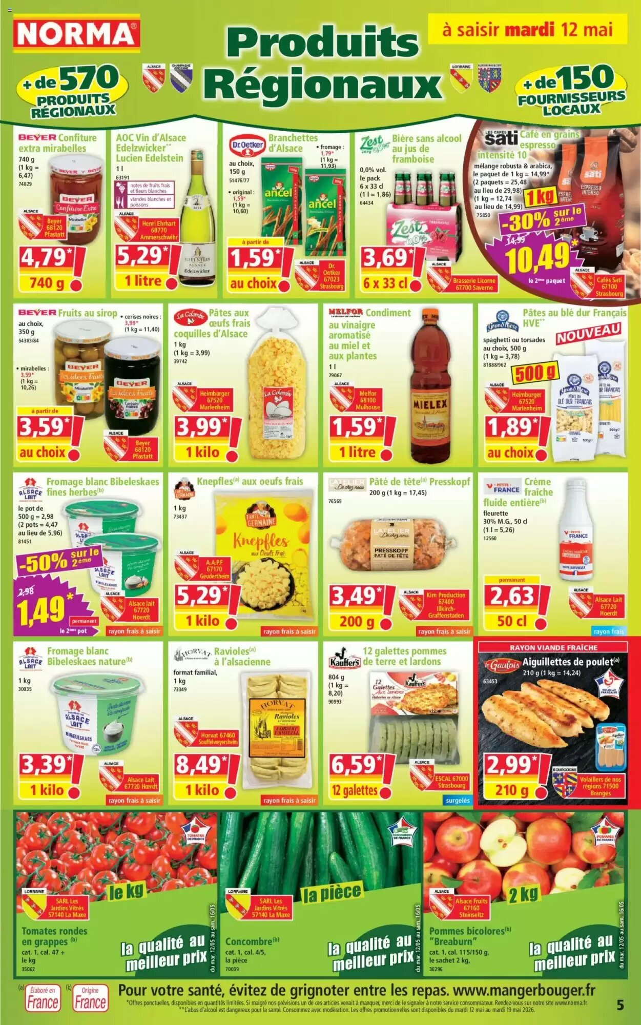 Prospectus promotionnel Norma valable à partir du 12/05/2026 - Page 5.