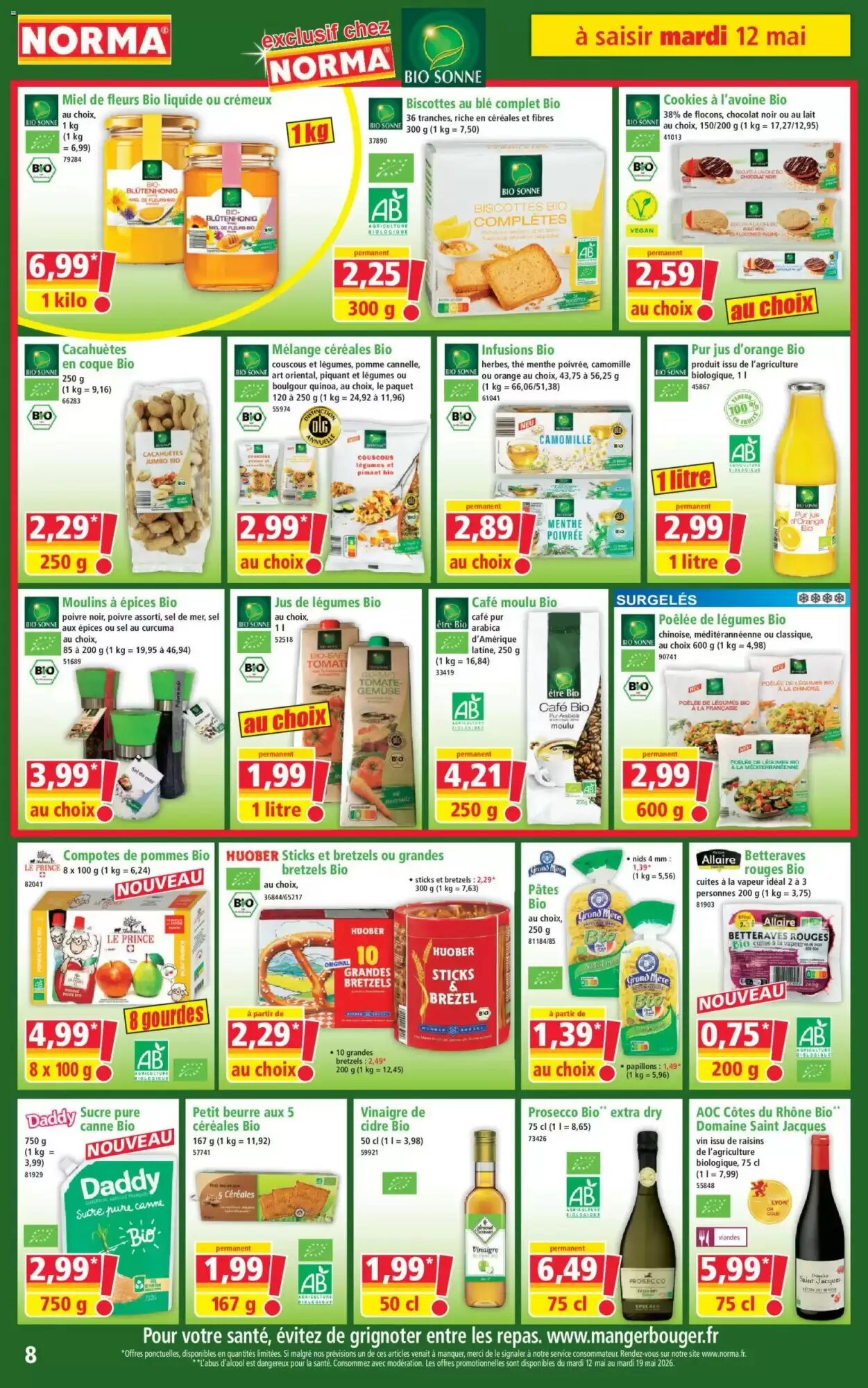 Prospectus promotionnel Norma valable à partir du 12/05/2026 - Page 8.