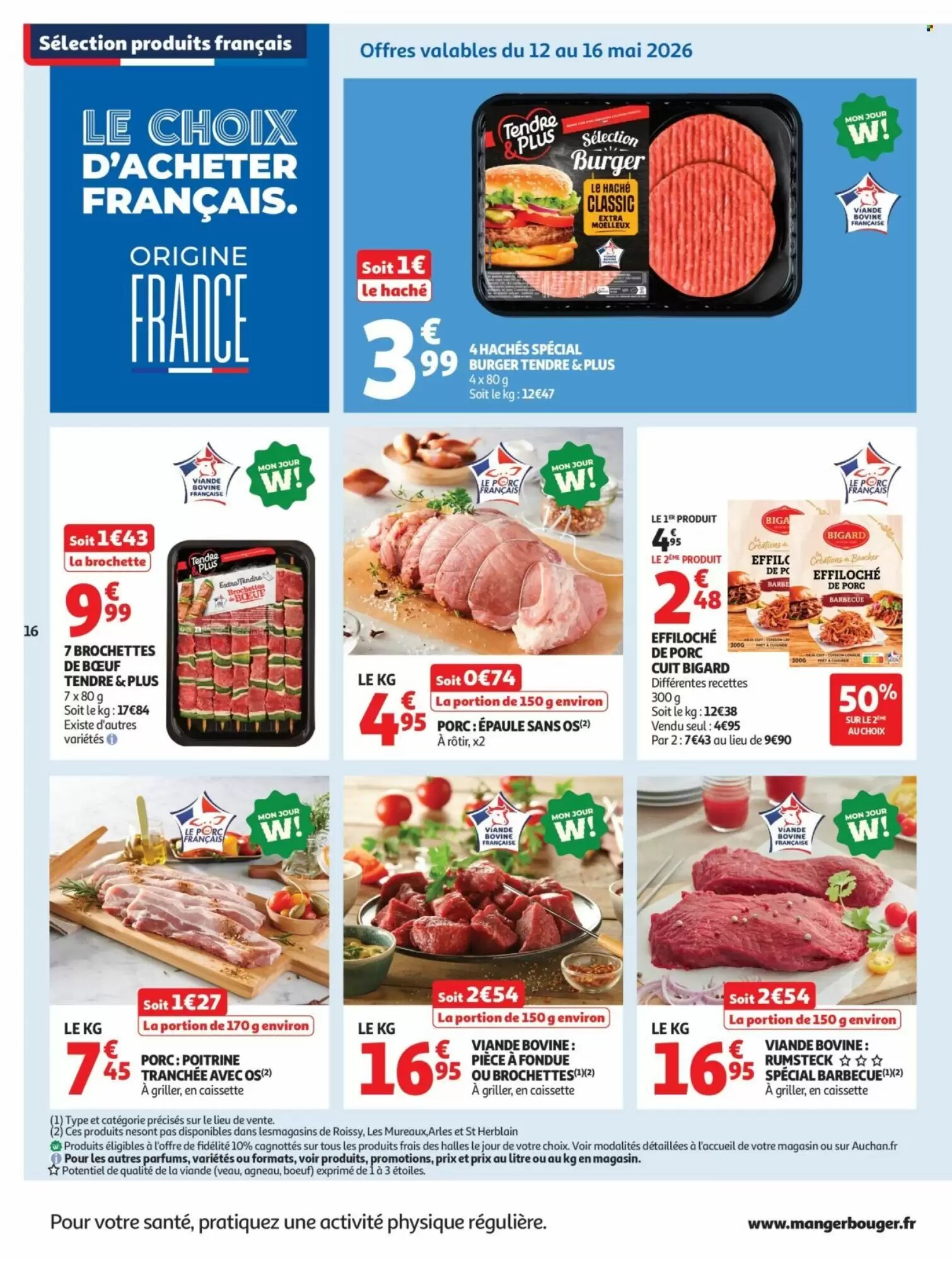 Prospectus promotionnel Auchan valable à partir du 12/05/2026 - Page 16.