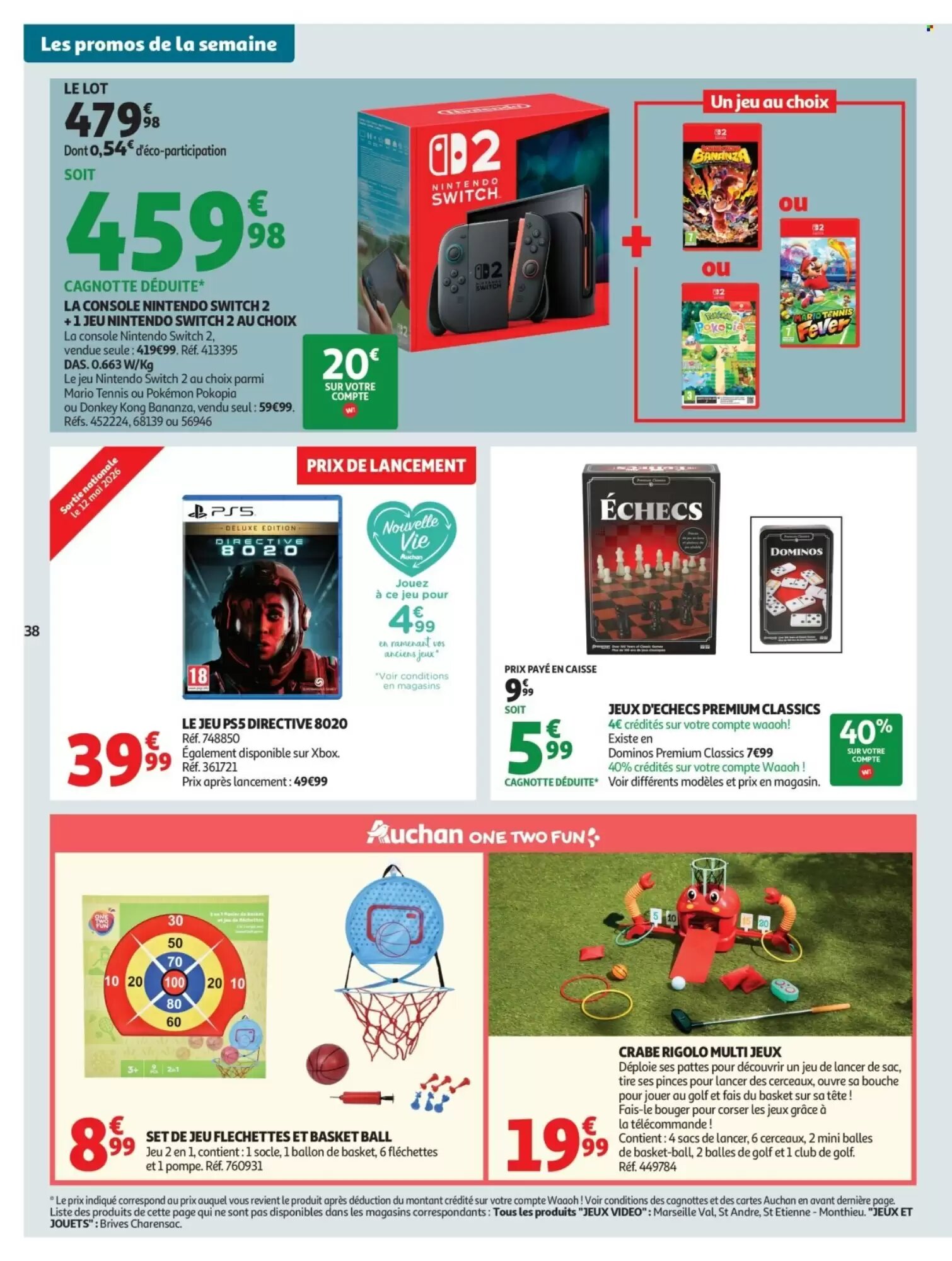 Prospectus promotionnel Auchan valable à partir du 12/05/2026 - Page 38.