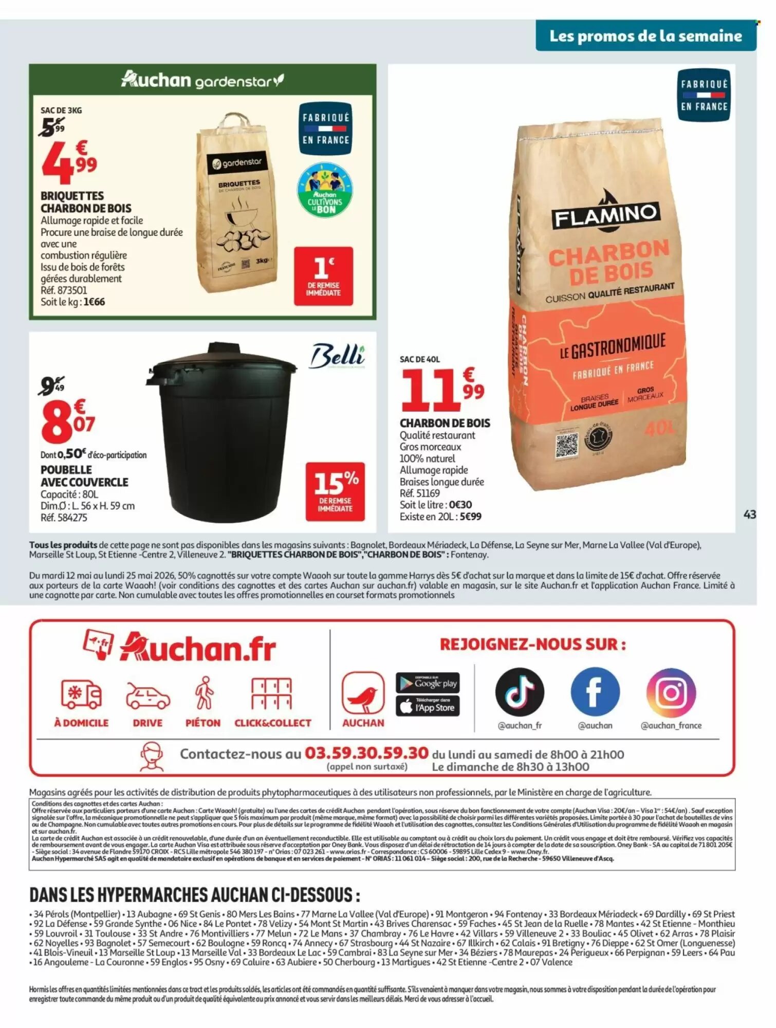 Prospectus promotionnel Auchan valable à partir du 12/05/2026 - Page 43.