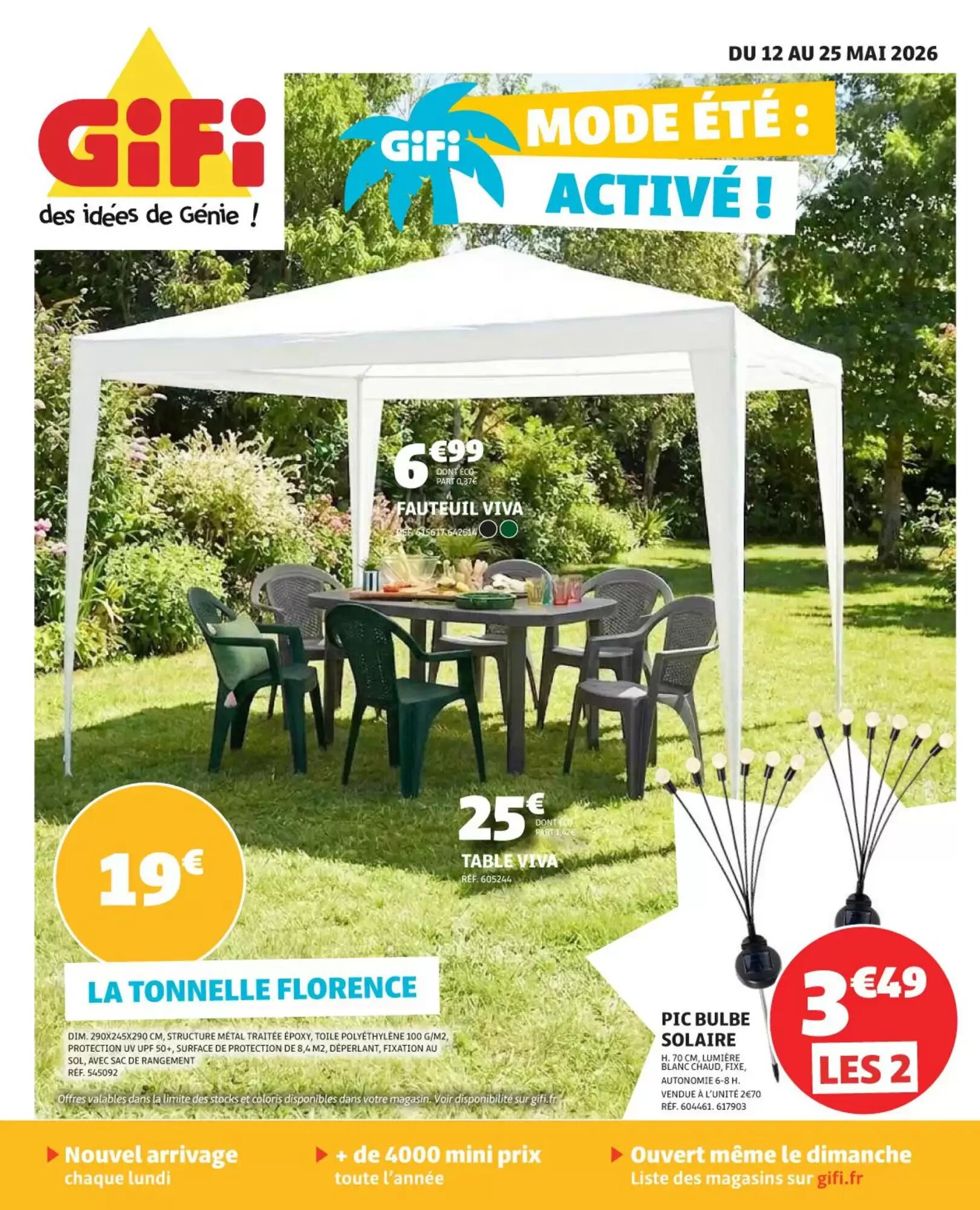 Prospectus promotionnel Gifi valable à partir du 12/05/2026 - Page 1.