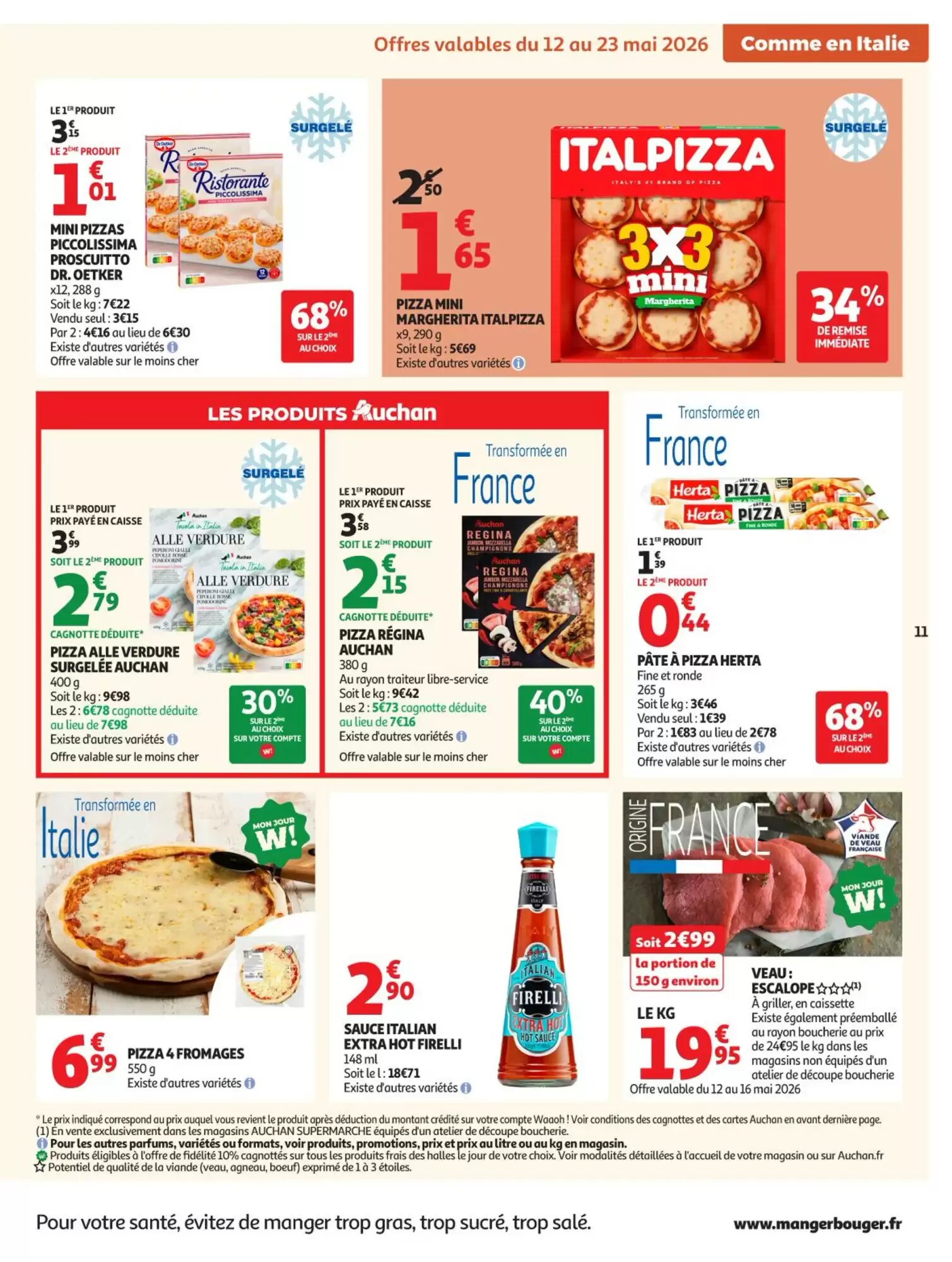 Prospectus promotionnel Auchan valable à partir du 12/05/2026 - Page 11.