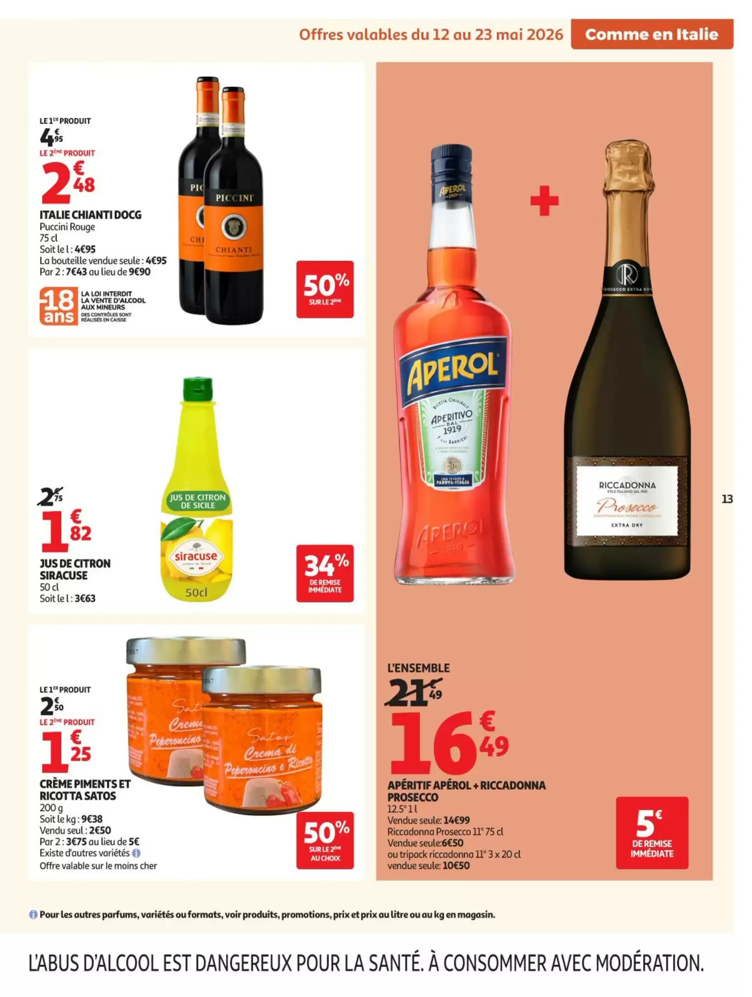 Prospectus promotionnel Auchan valable à partir du 12/05/2026 - Page 13.
