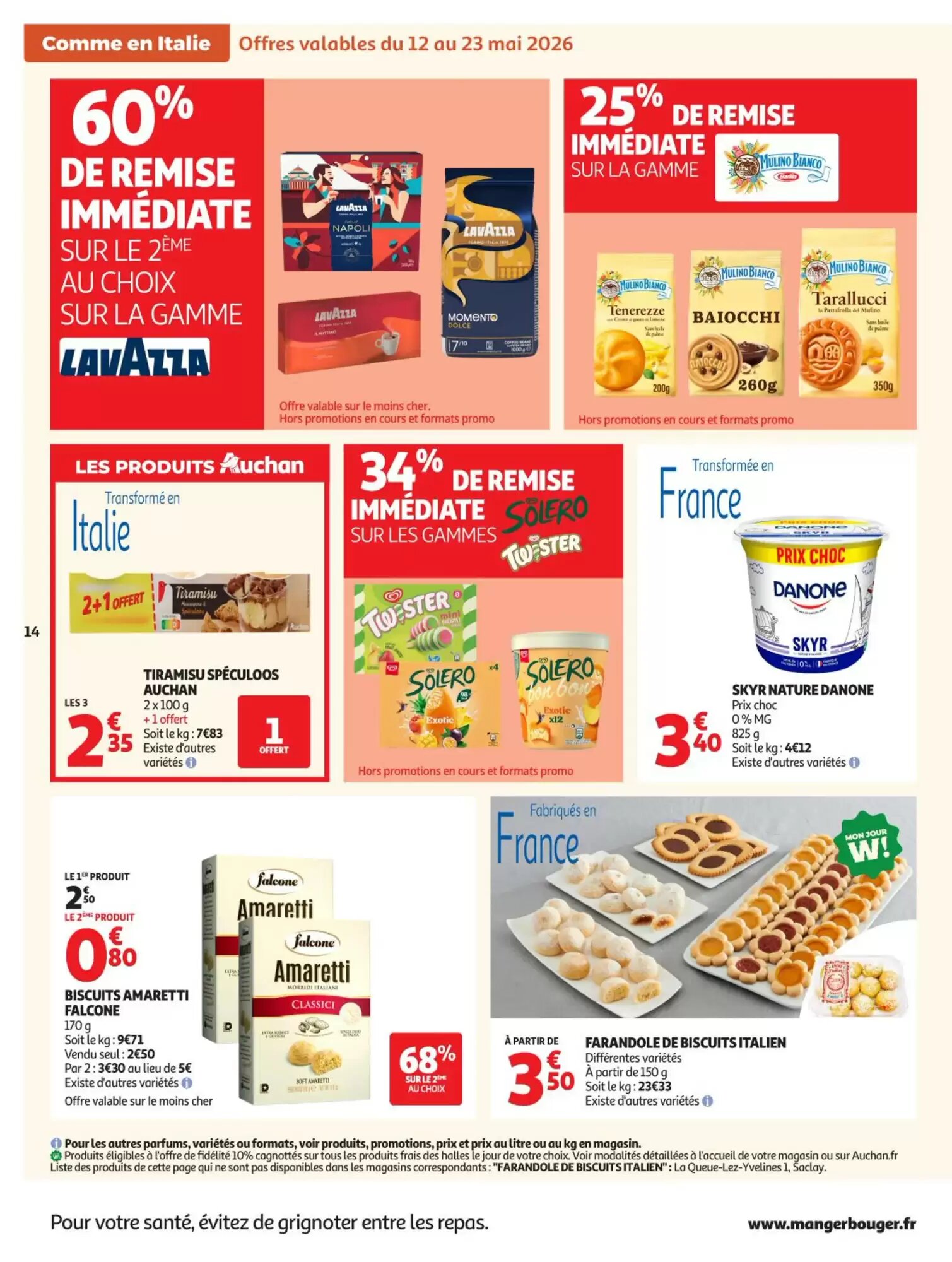 Prospectus promotionnel Auchan valable à partir du 12/05/2026 - Page 14.