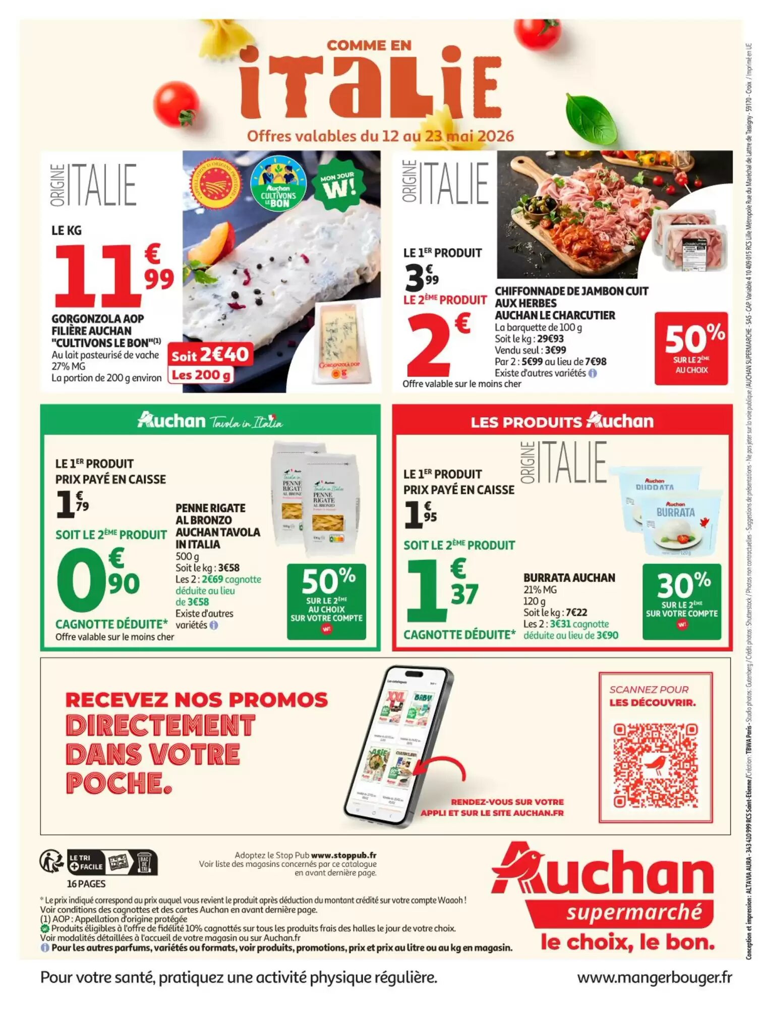 Prospectus promotionnel Auchan valable à partir du 12/05/2026 - Page 16.