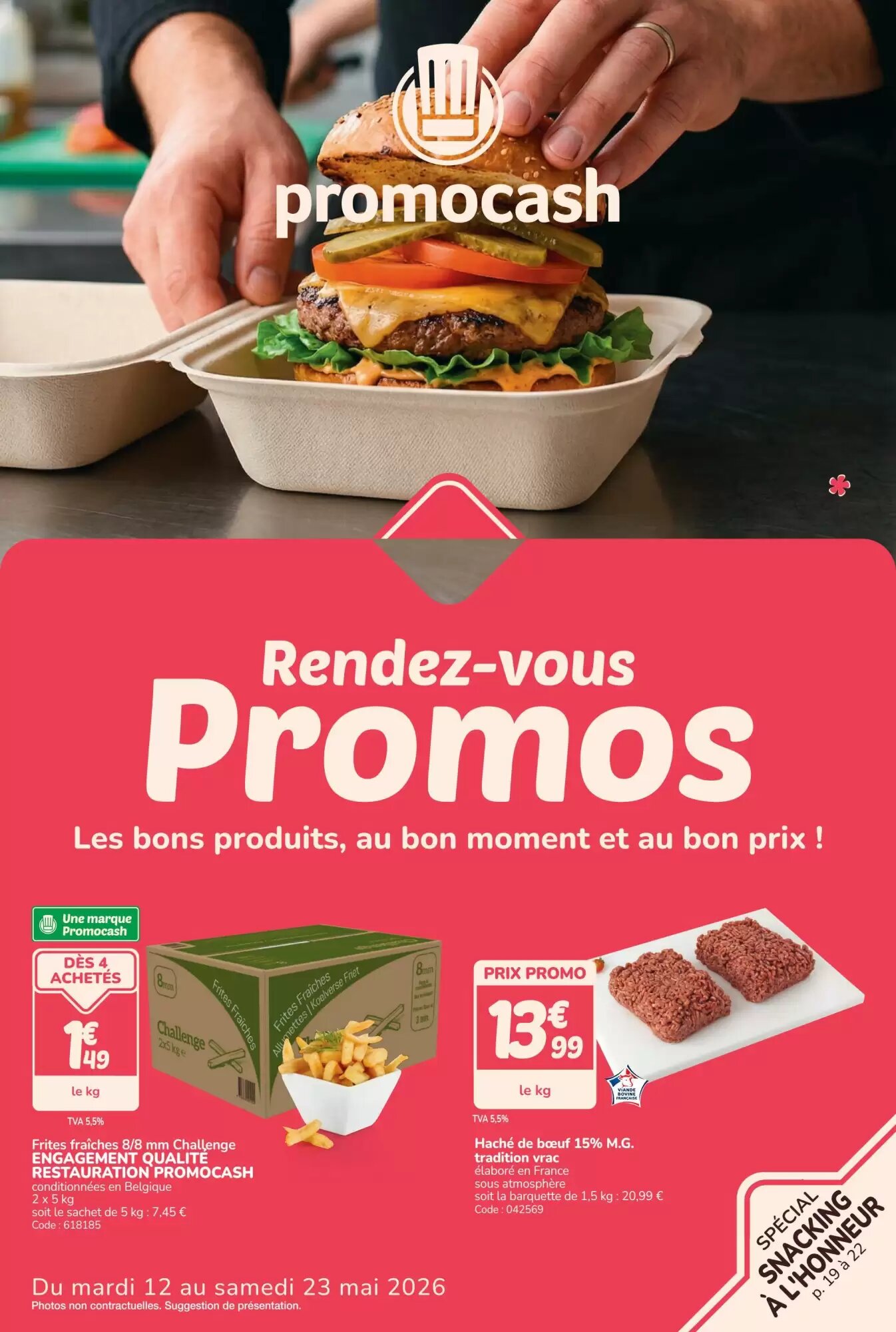 Prospectus promotionnel Promocash valable à partir du 12/05/2026 - Page 1.