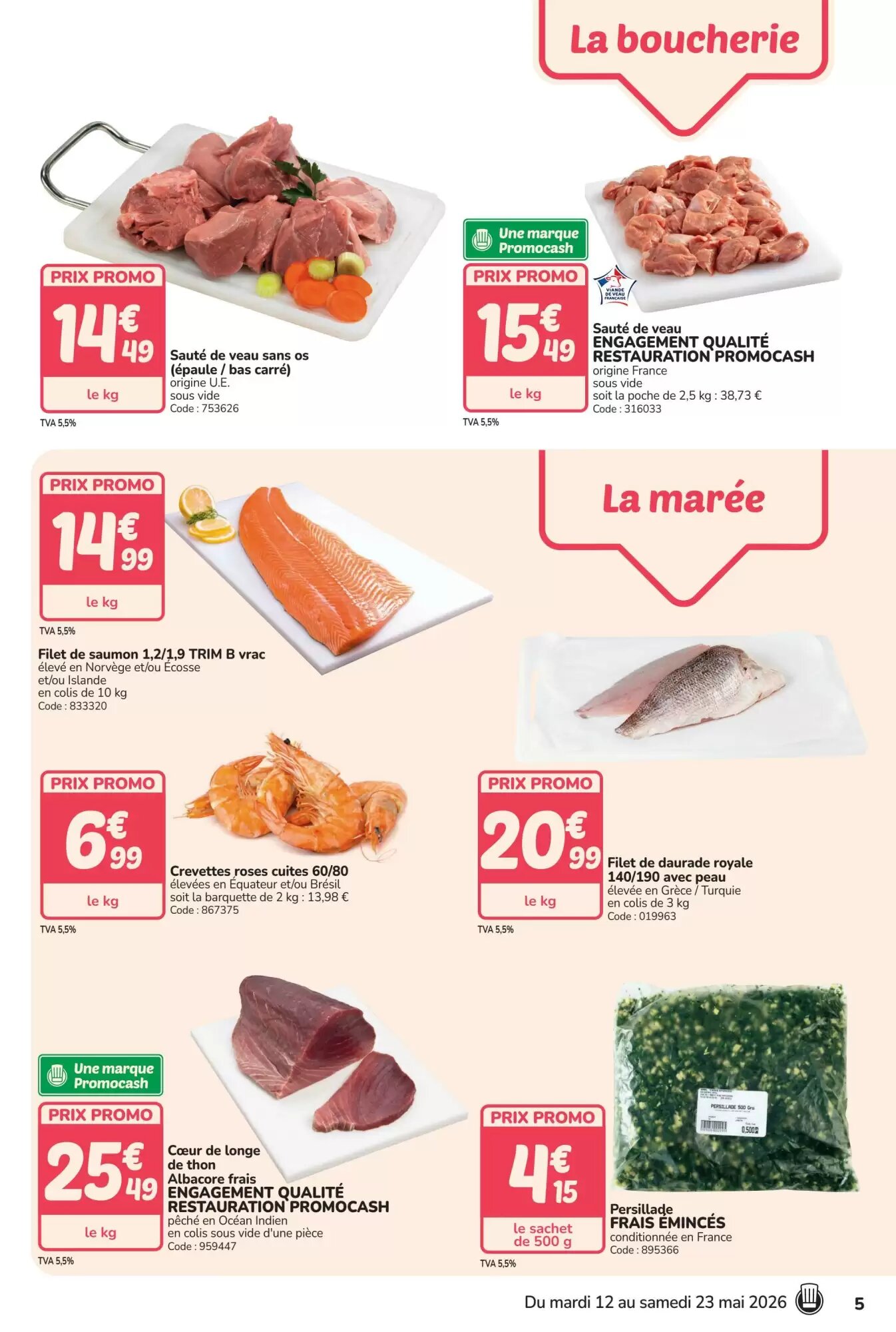 Prospectus promotionnel Promocash valable à partir du 12/05/2026 - Page 5.