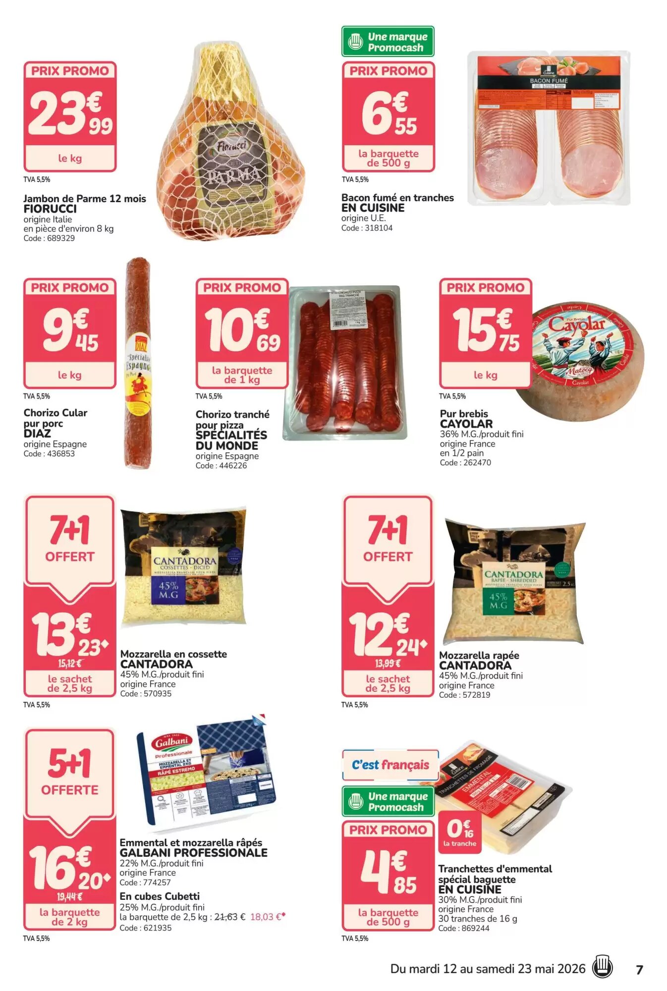 Prospectus promotionnel Promocash valable à partir du 12/05/2026 - Page 7.
