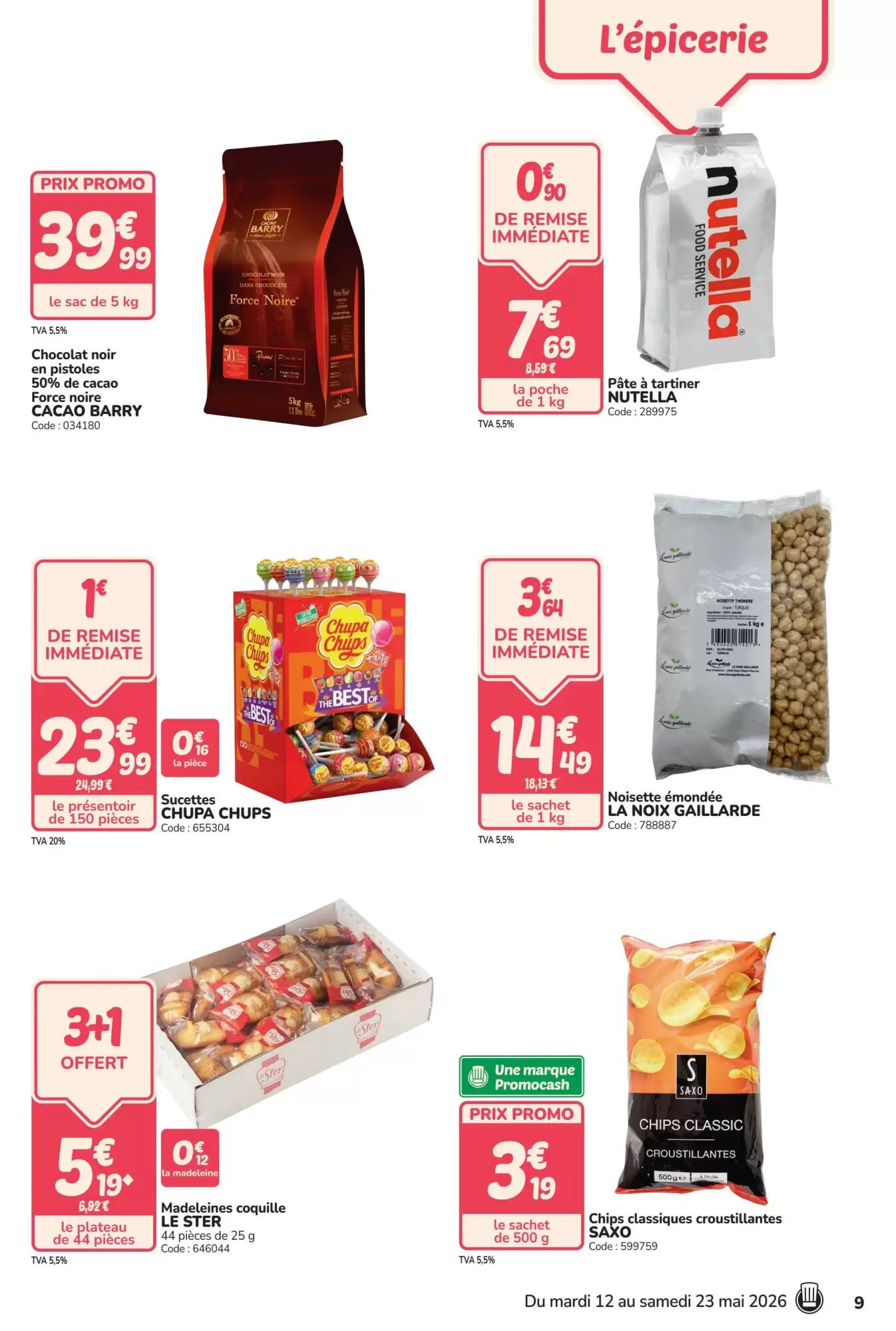 Prospectus promotionnel Promocash valable à partir du 12/05/2026 - Page 9.