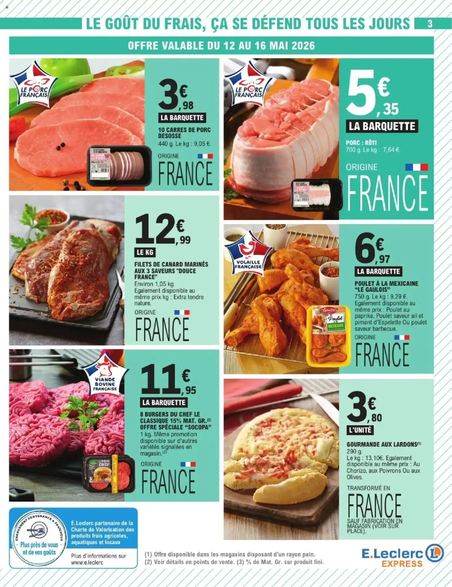 Prospectus promotionnel E.Leclerc Express valable à partir du 12/05/2026 - Page 3.