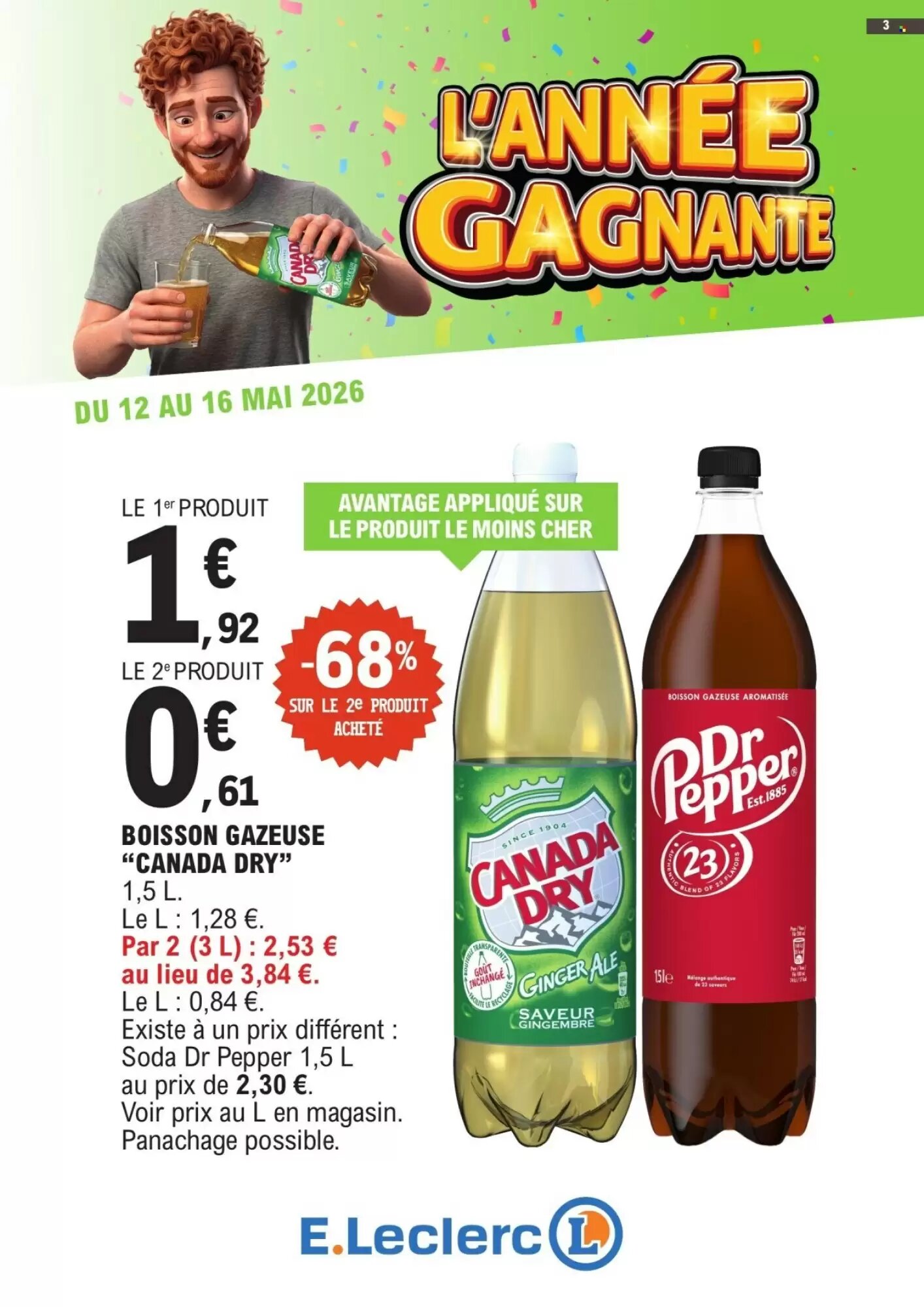 Prospectus promotionnel E.Leclerc valable à partir du 12/05/2026 - Page 3.